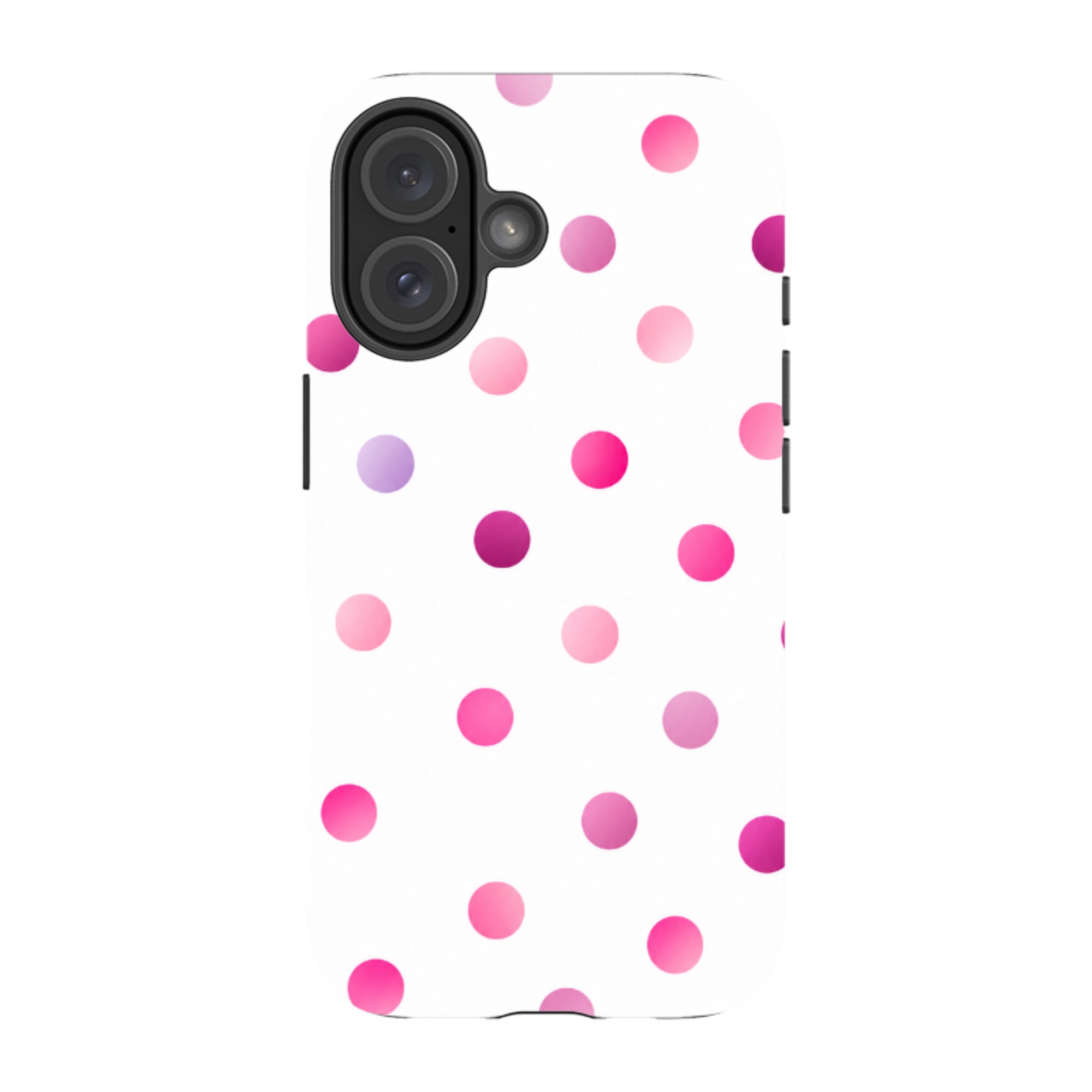 iPhone Tough Case - Pink Polka Dot