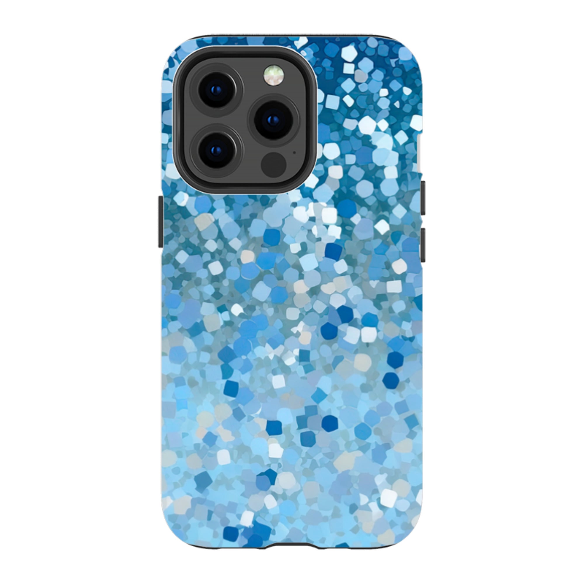 iPhone Case - Blue Glitter II (case does not glitter)