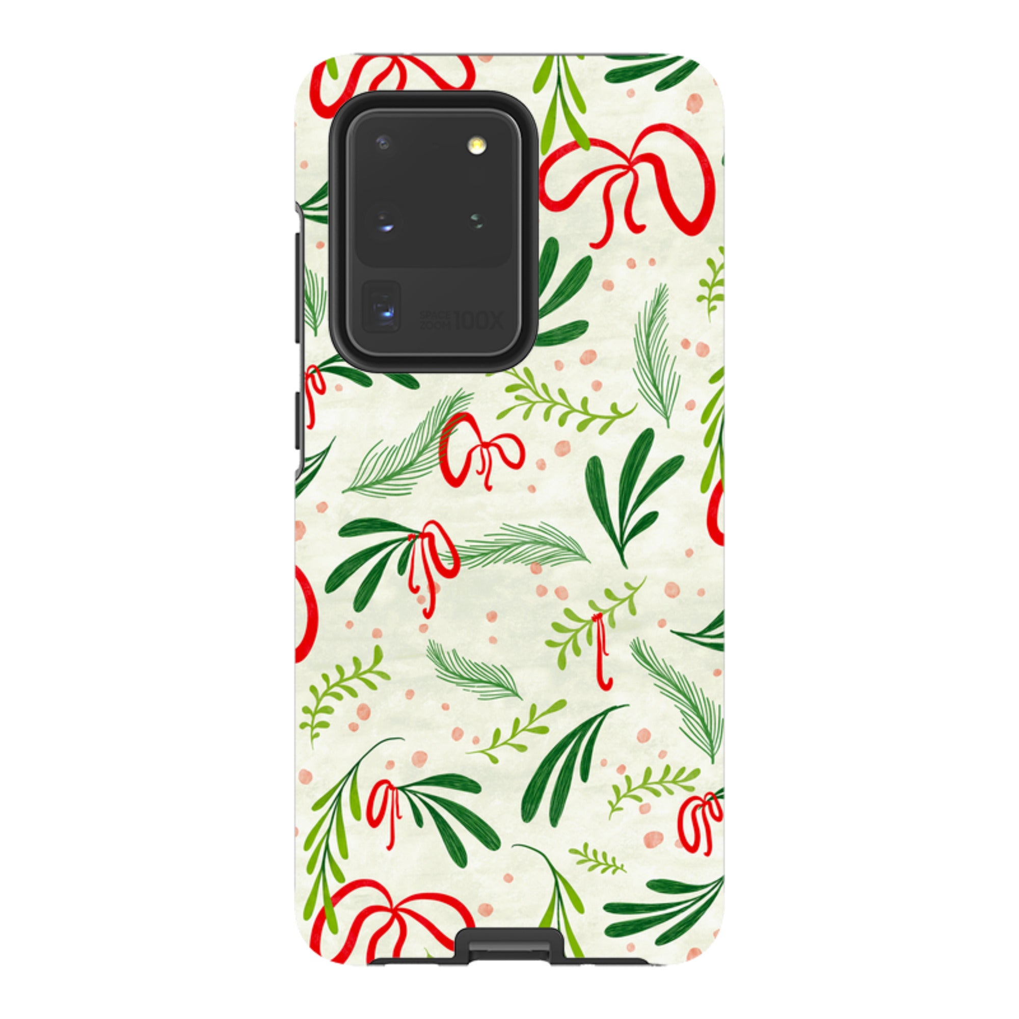 Samsung Tough Case - Christmas Bows By Katherine Quinn