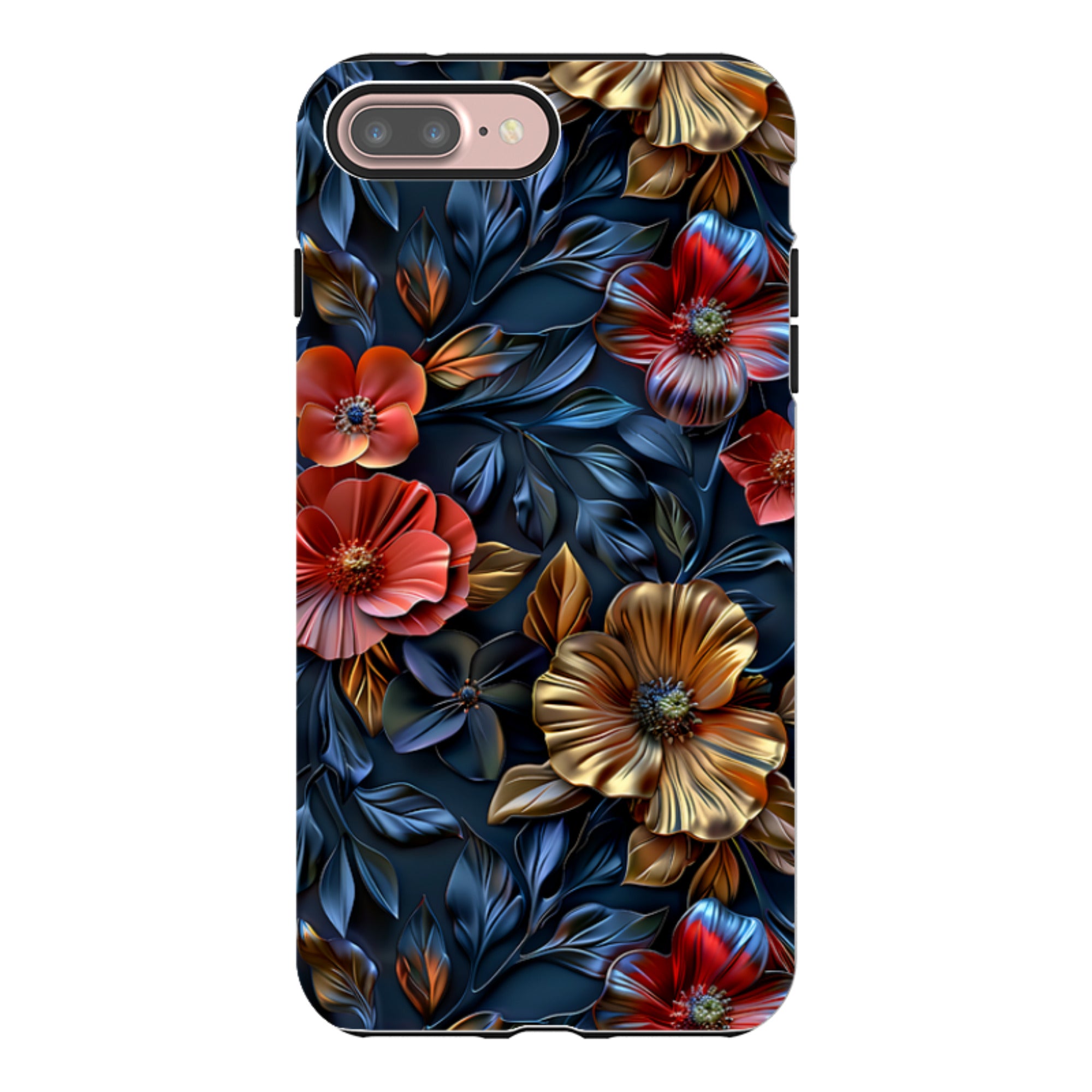 iPhone Tough Case -Cascade Floral