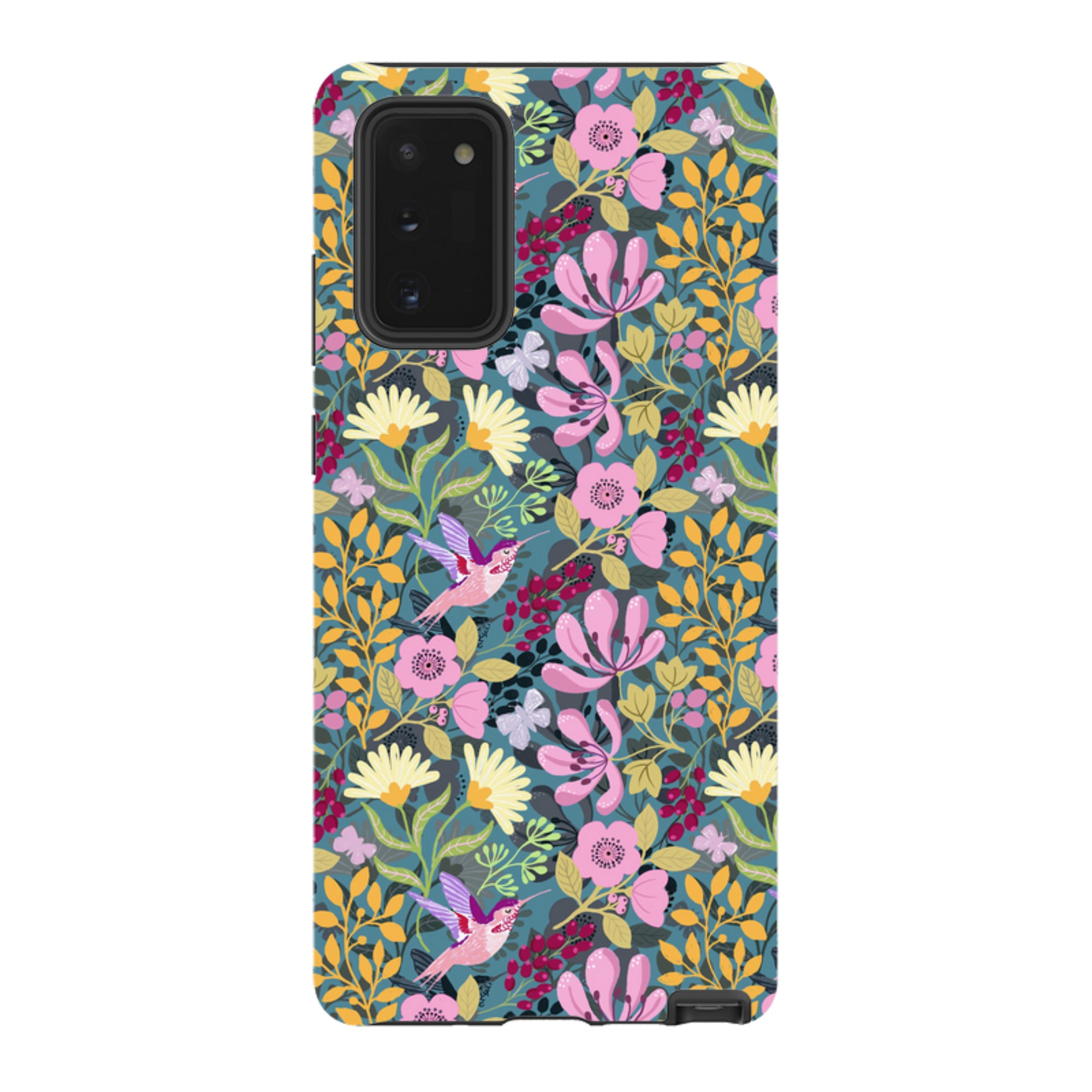 Samsung Tough Case - Hummingbird Pattern By Bex Parkin
