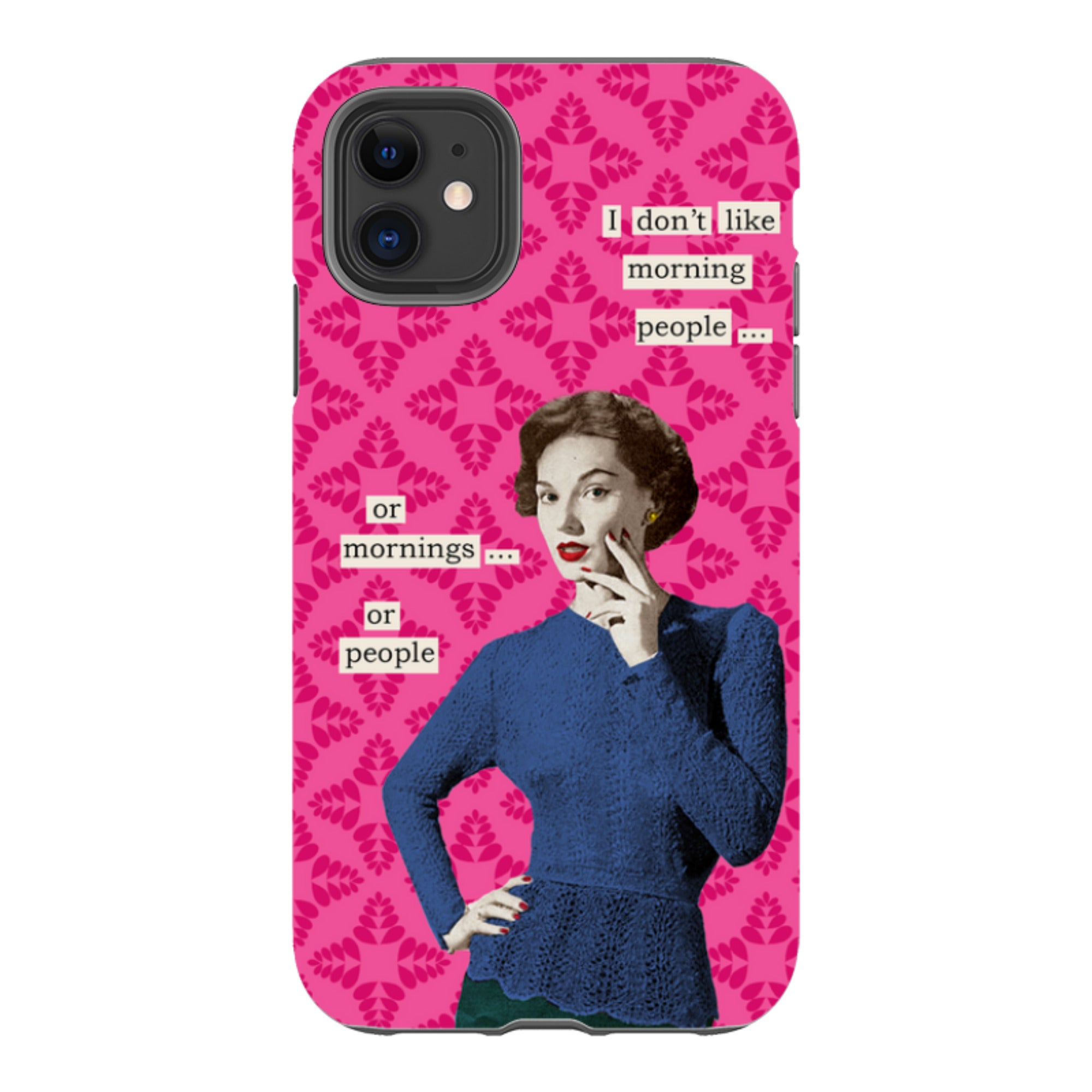iPhone Tough Case - Morning Person By Clare Jordan