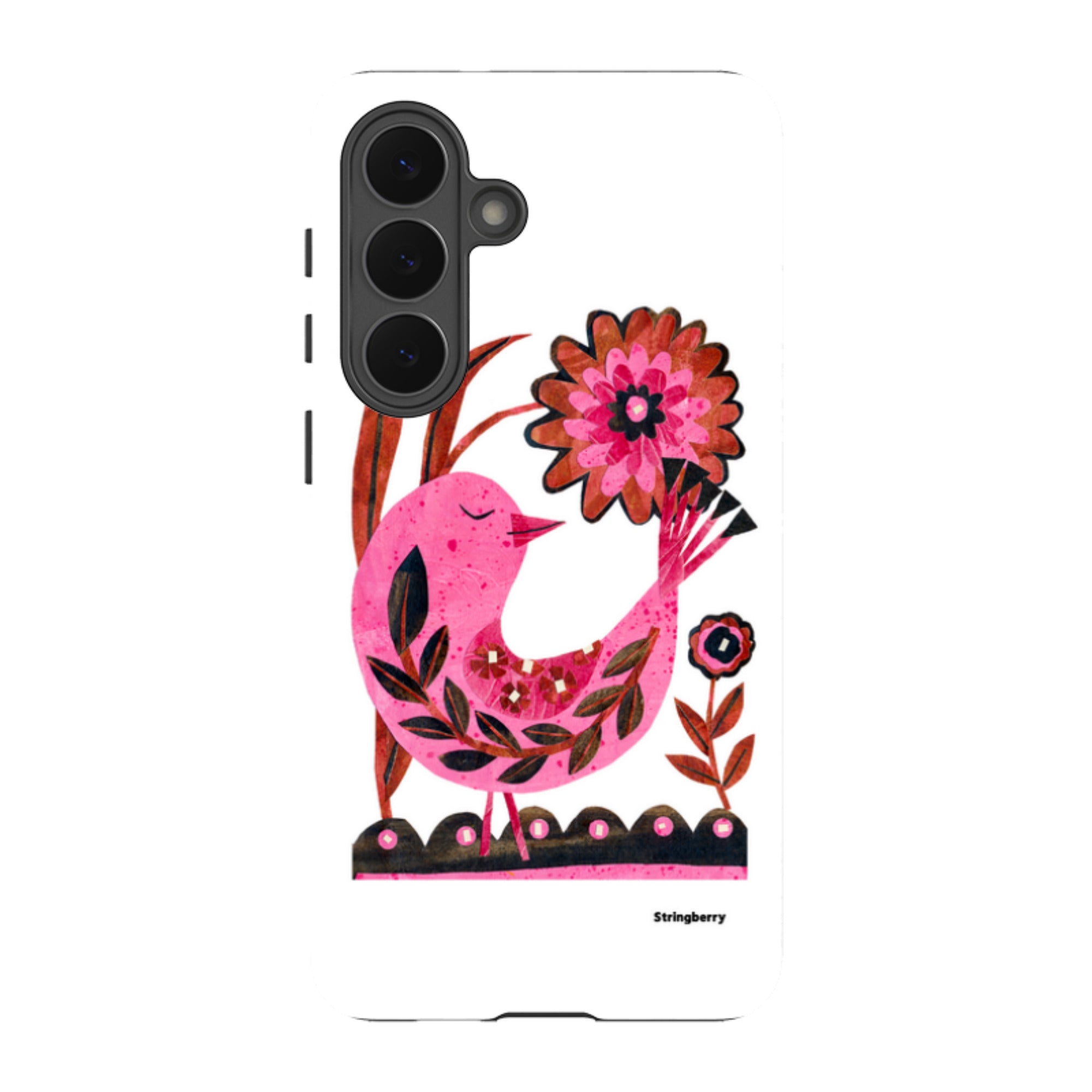 Samsung Tough Case - Folk Floral Bird By Tracey English