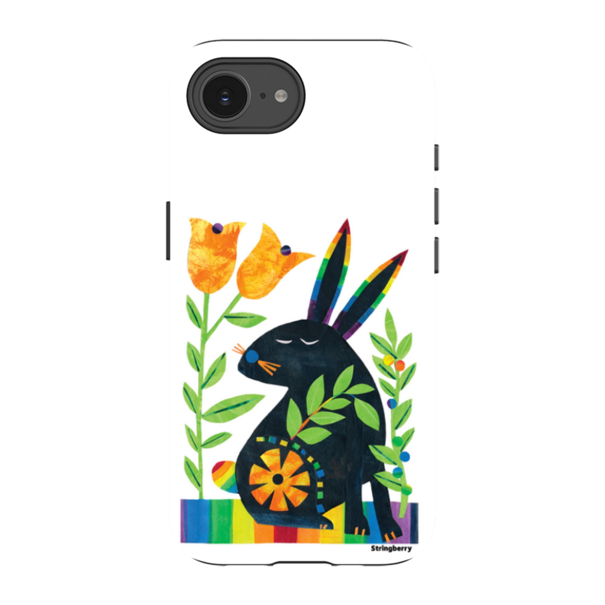iPhone Tough Case - Pride Rabbit By Tracey English