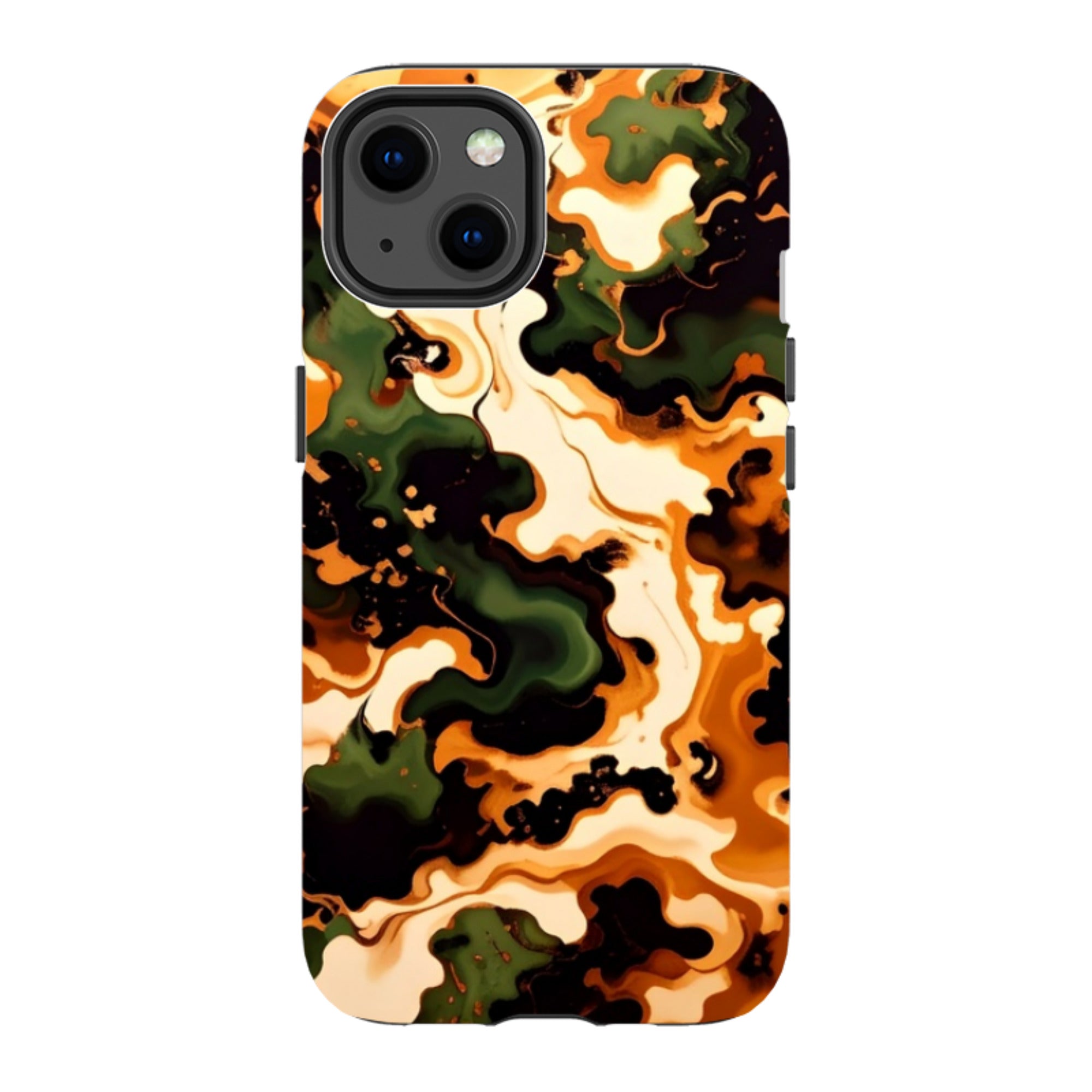 iPhone MagSafe Tough Case - Green Marble