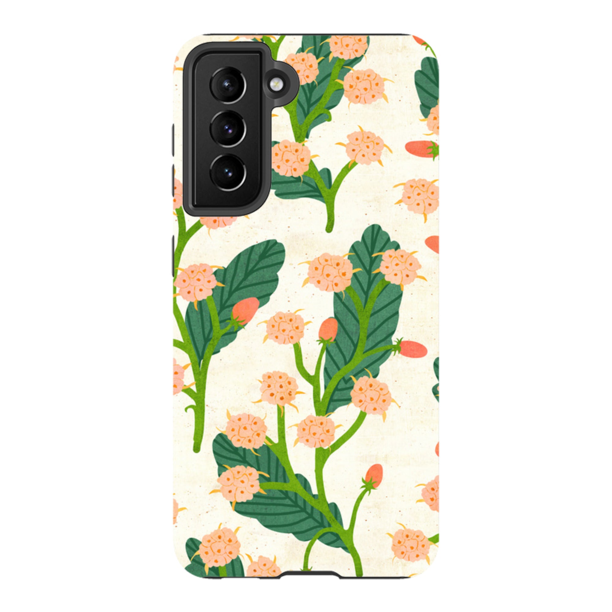 Samsung Tough Case - Summer Seeds Cream By Katherine Quinn