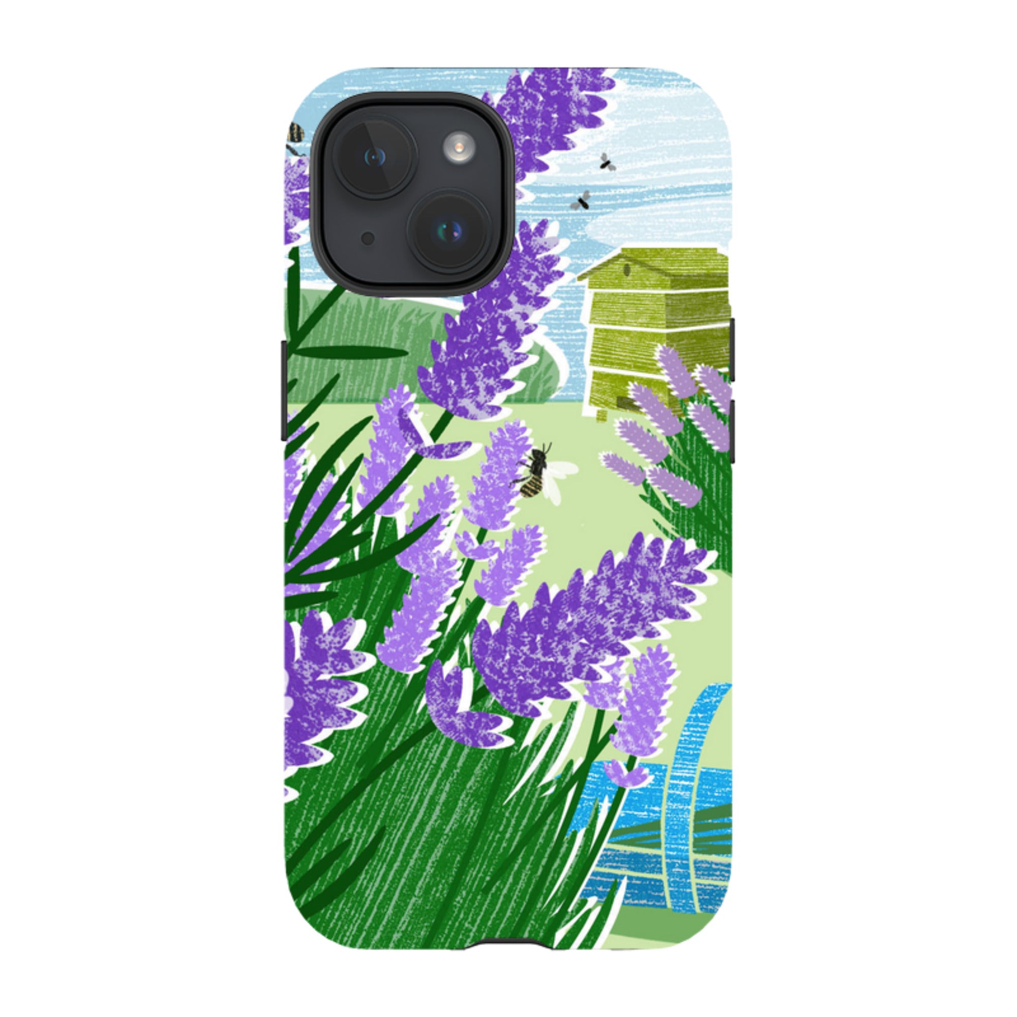 iPhone Tough Case - Lavender Garden By Liane Payne