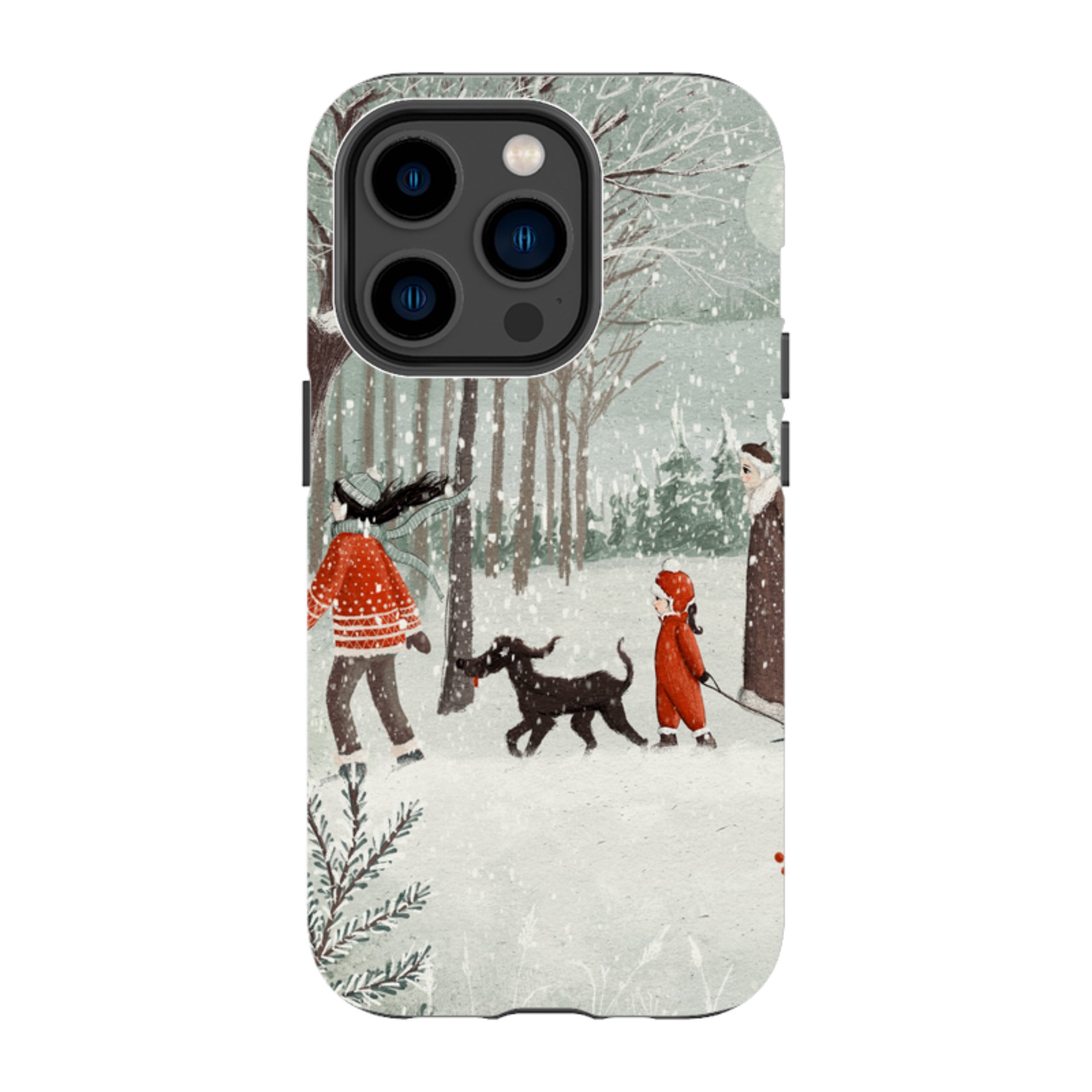iPhone MagSafe Tough Case -  Winter Walk By Maja Lindberg