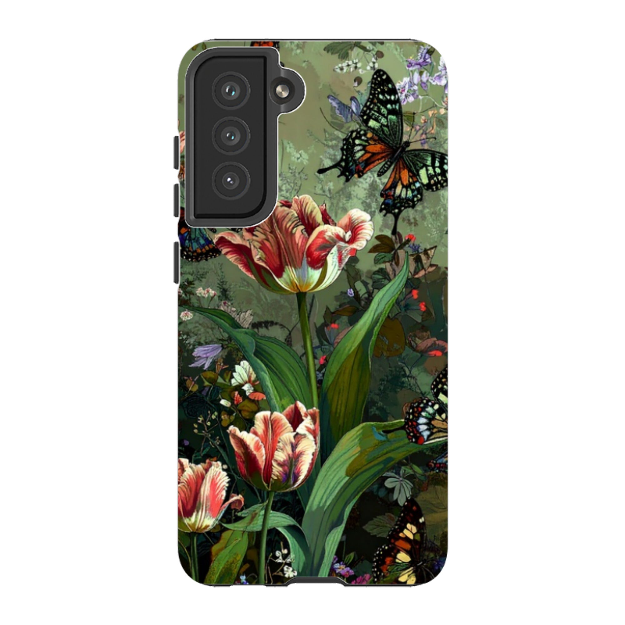 Samsung Tough Case - Green Vyne Butterflies
