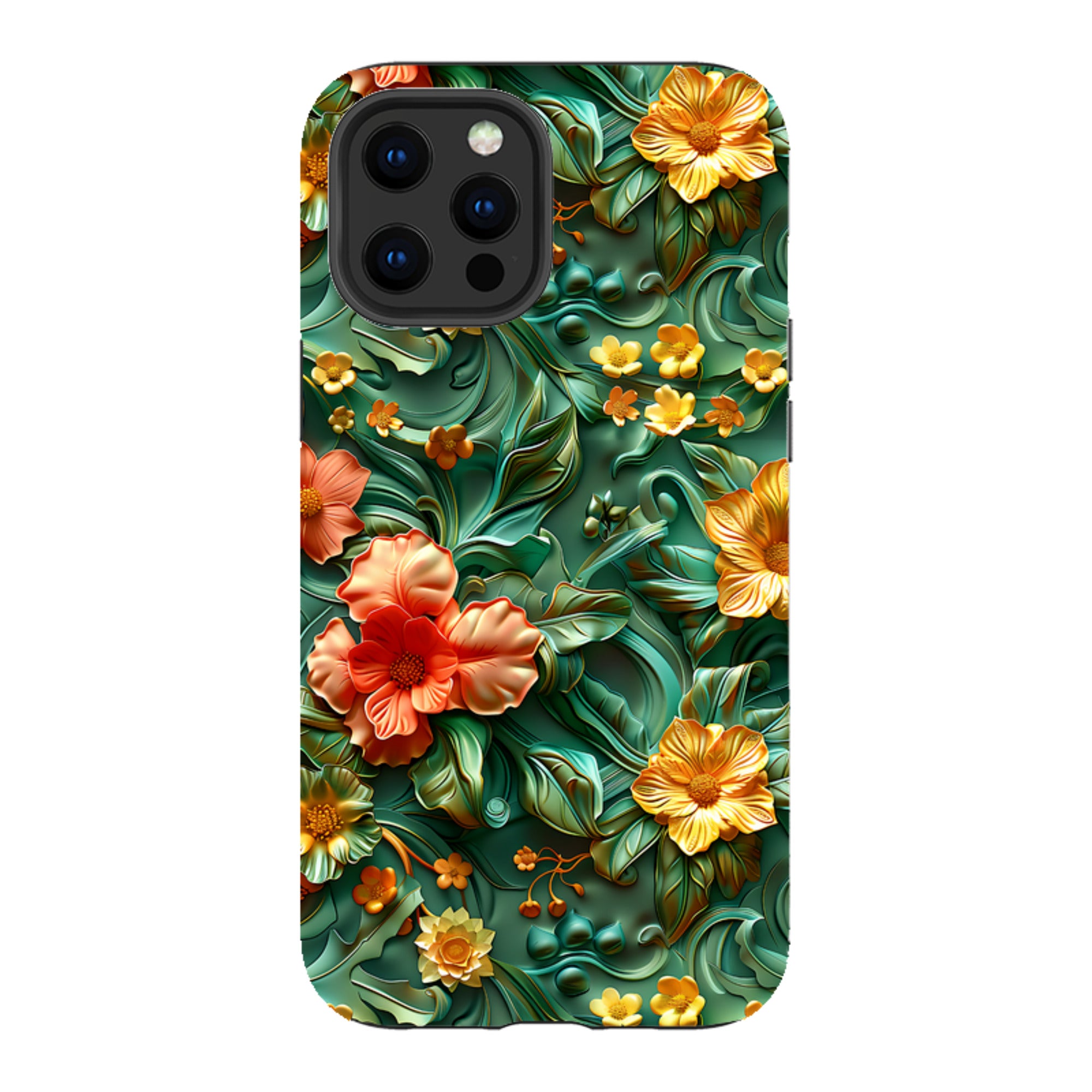 iPhone Tough Case -Jade Floral