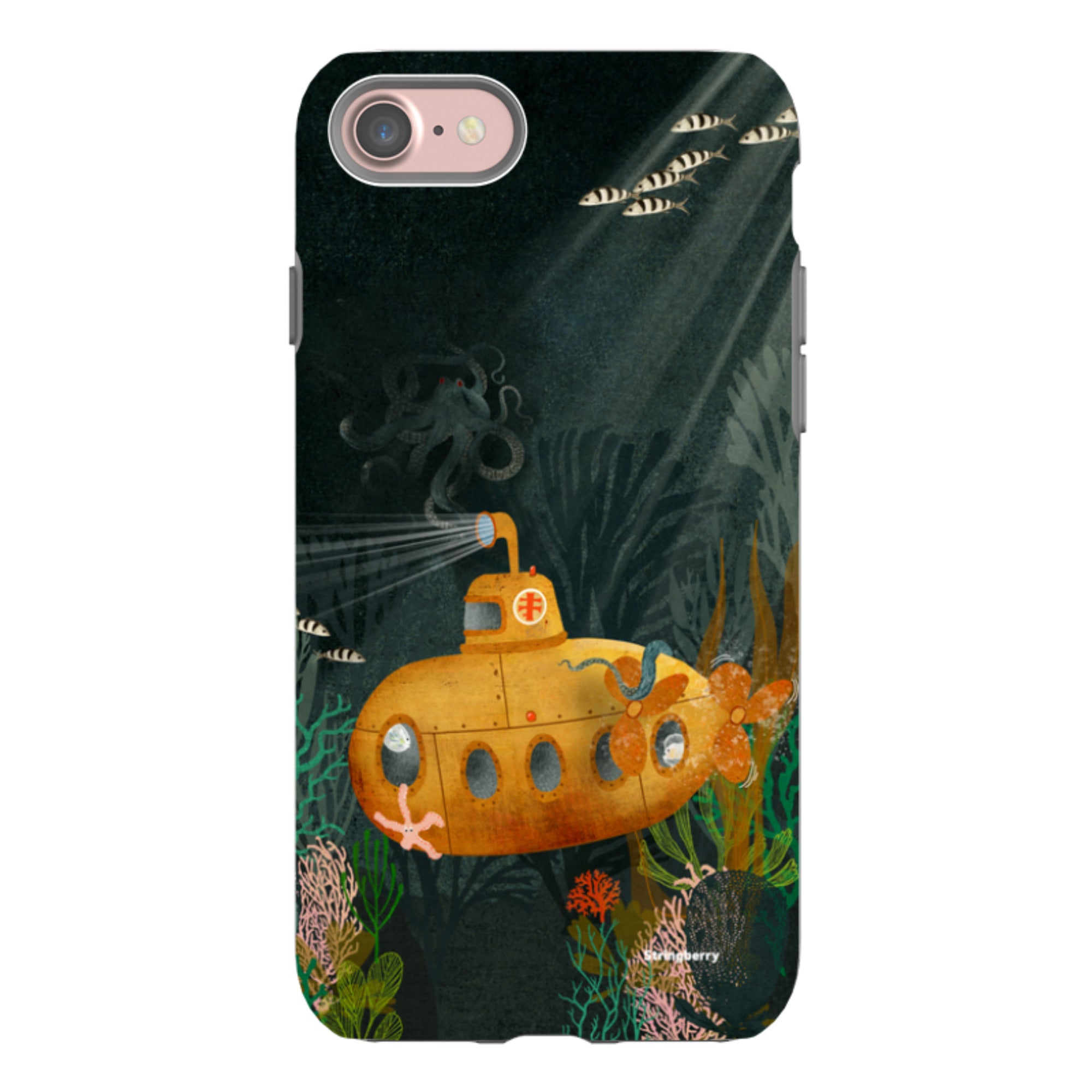 iPhone Tough Case - Submarine By Katherine Quinn