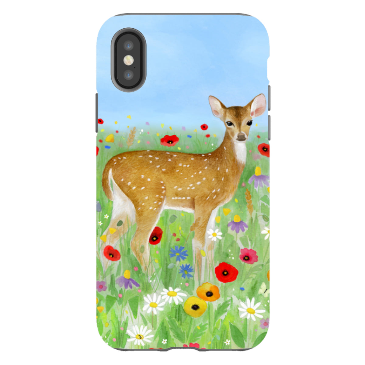 iPhone Tough Case - Fawn By Bex Parkin
