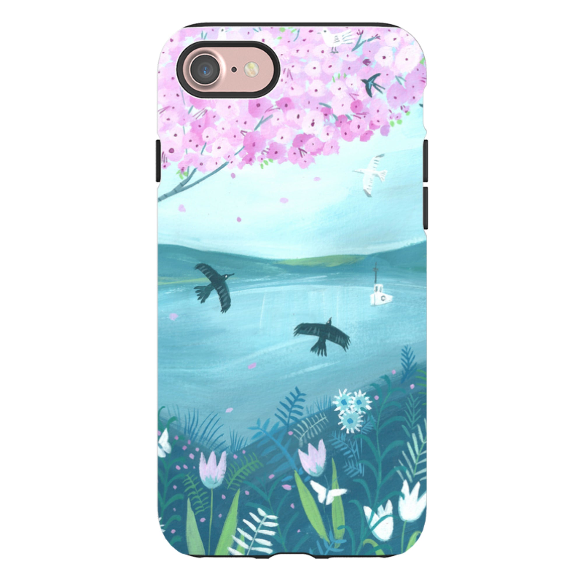 iPhone Tough Case - Blossom Tree By Mary Stubberfield