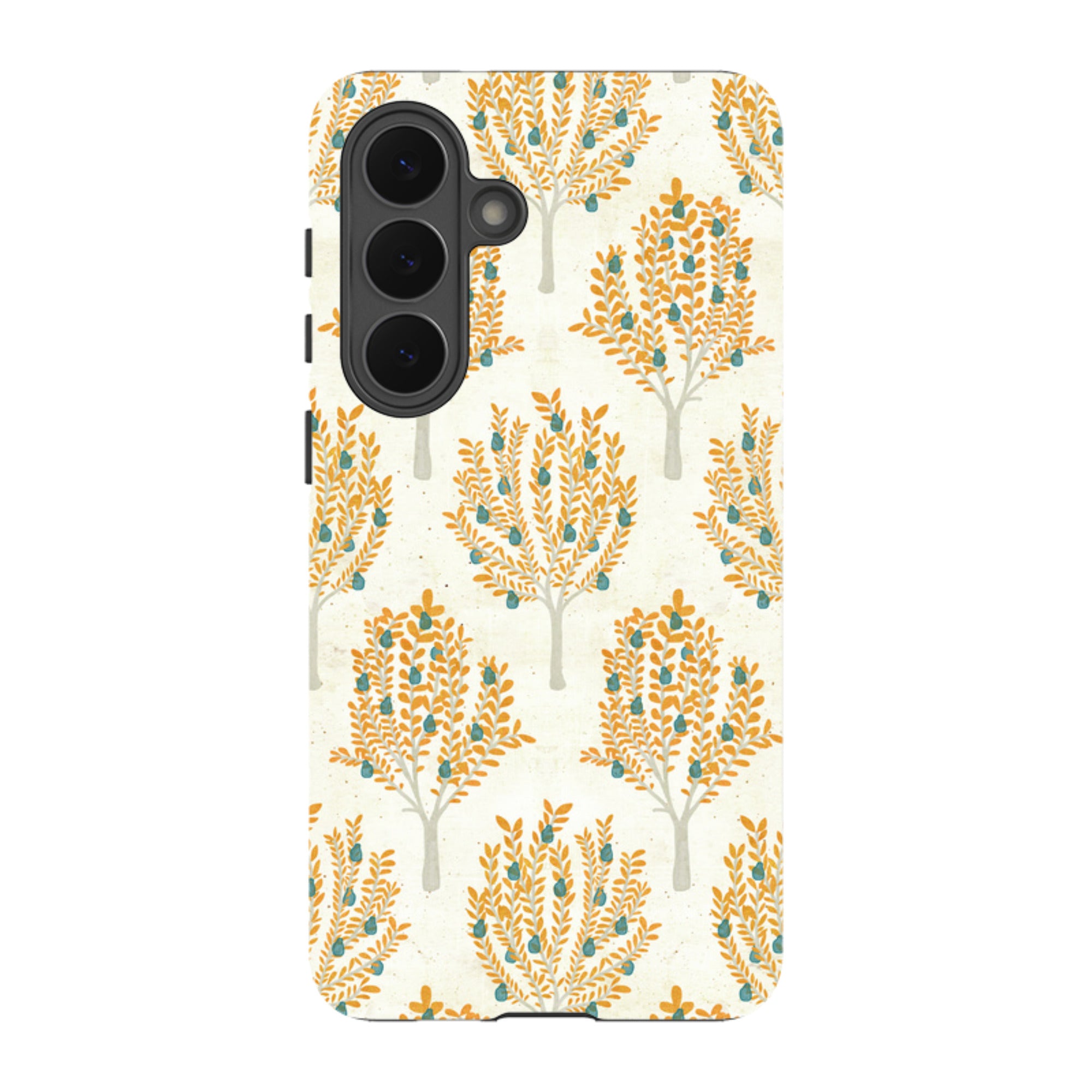 Samsung Tough Case - Pear Trees Cream By Katherine Quinn