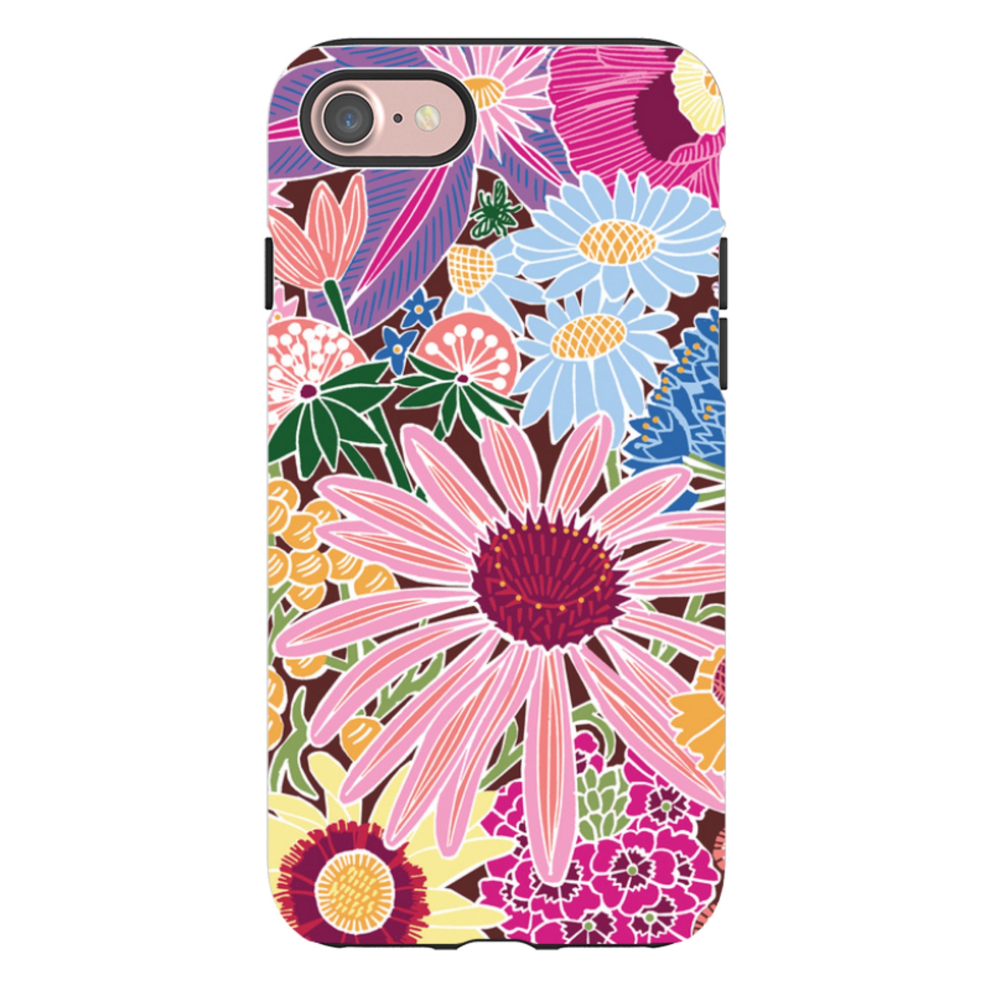 iPhone Tough Case - Jigsaw Floral 1 By Kate Heiss
