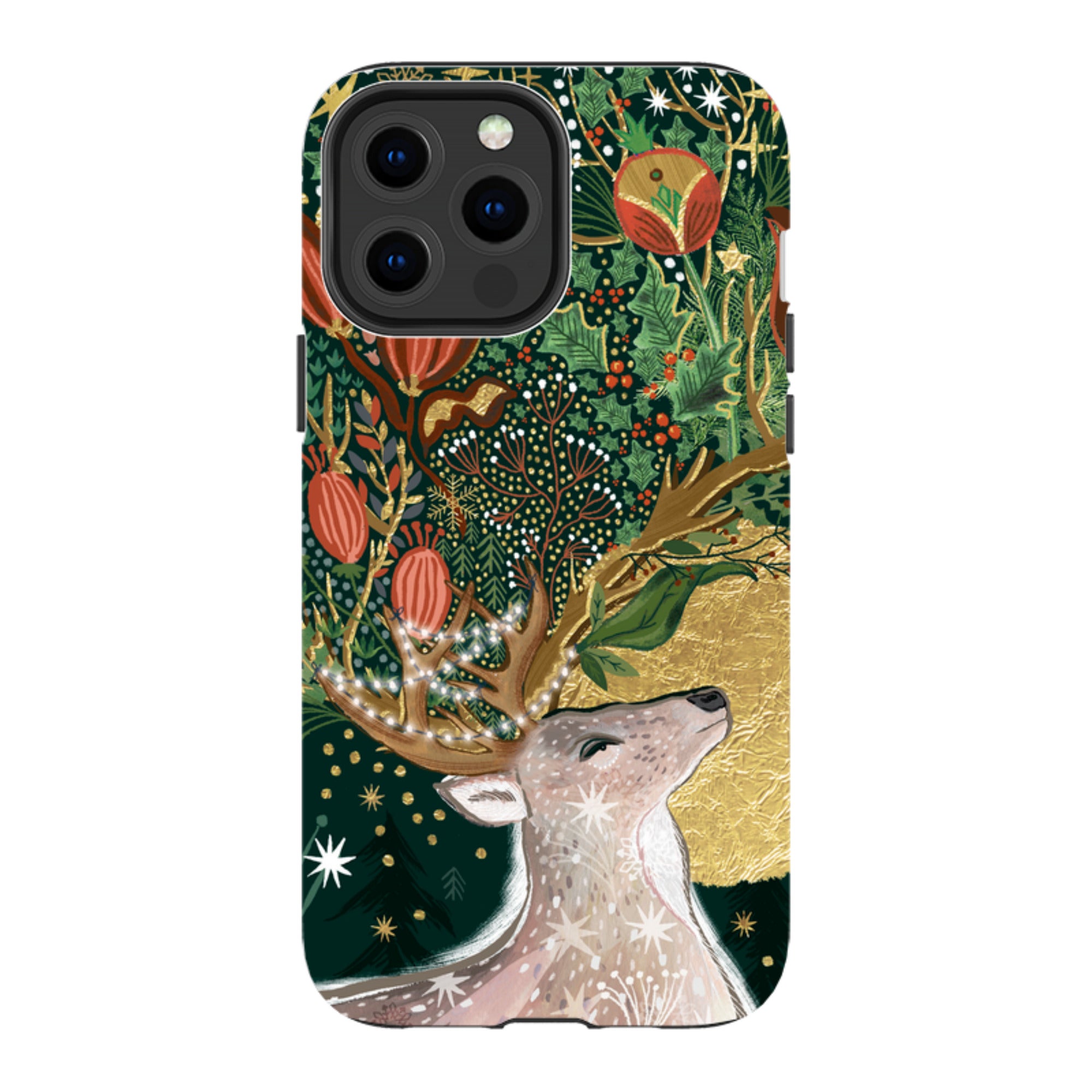 iPhone MagSafe Tough Case - Winter Deer I By Emma Frances Grant