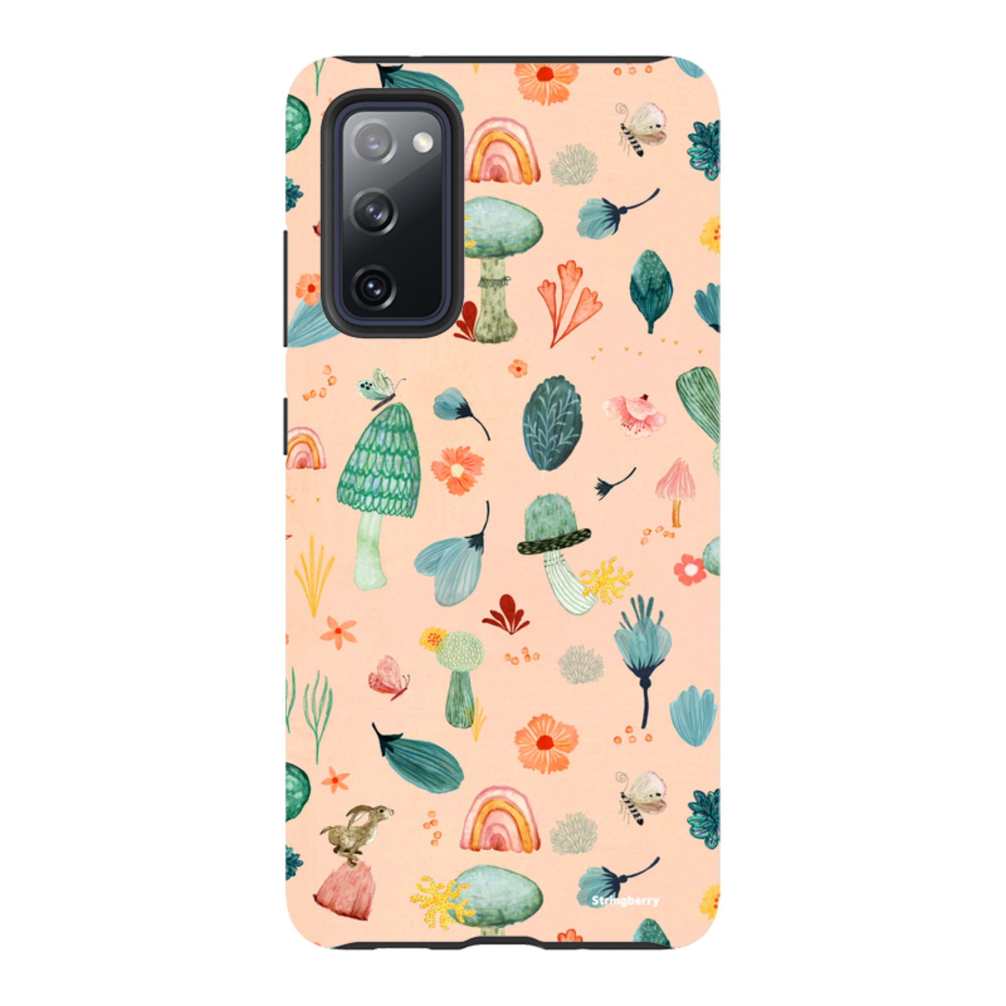 Samsung Tough Case - Mushroom World Pink By Katherine Quinn
