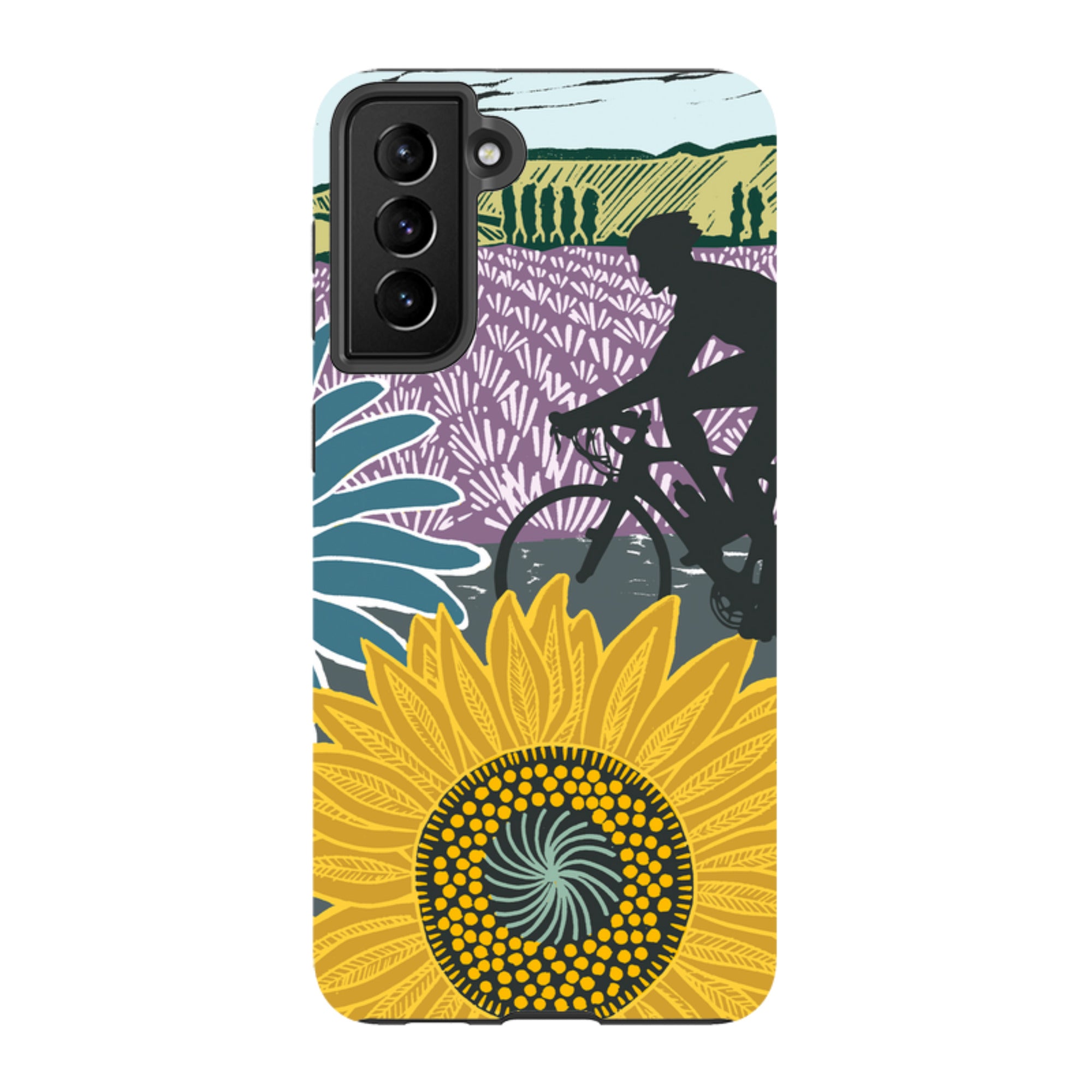 Samsung Tough Case - Bike and Sunflowers By Kate Heiss