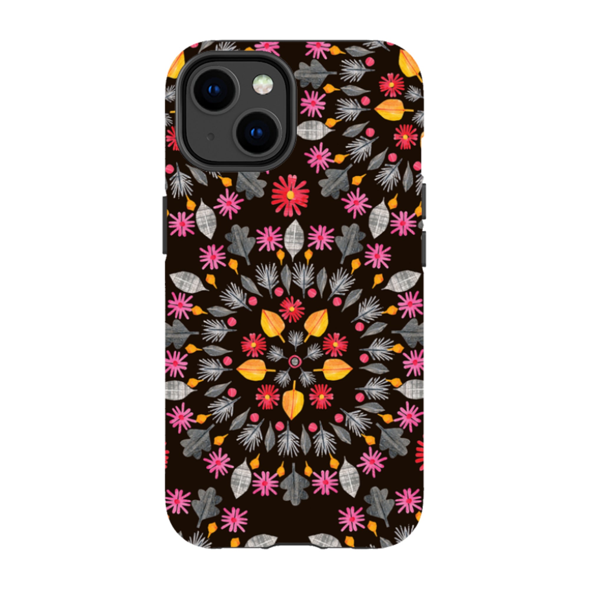 iPhone Tough Case - Autumn Mandala By Tracey English