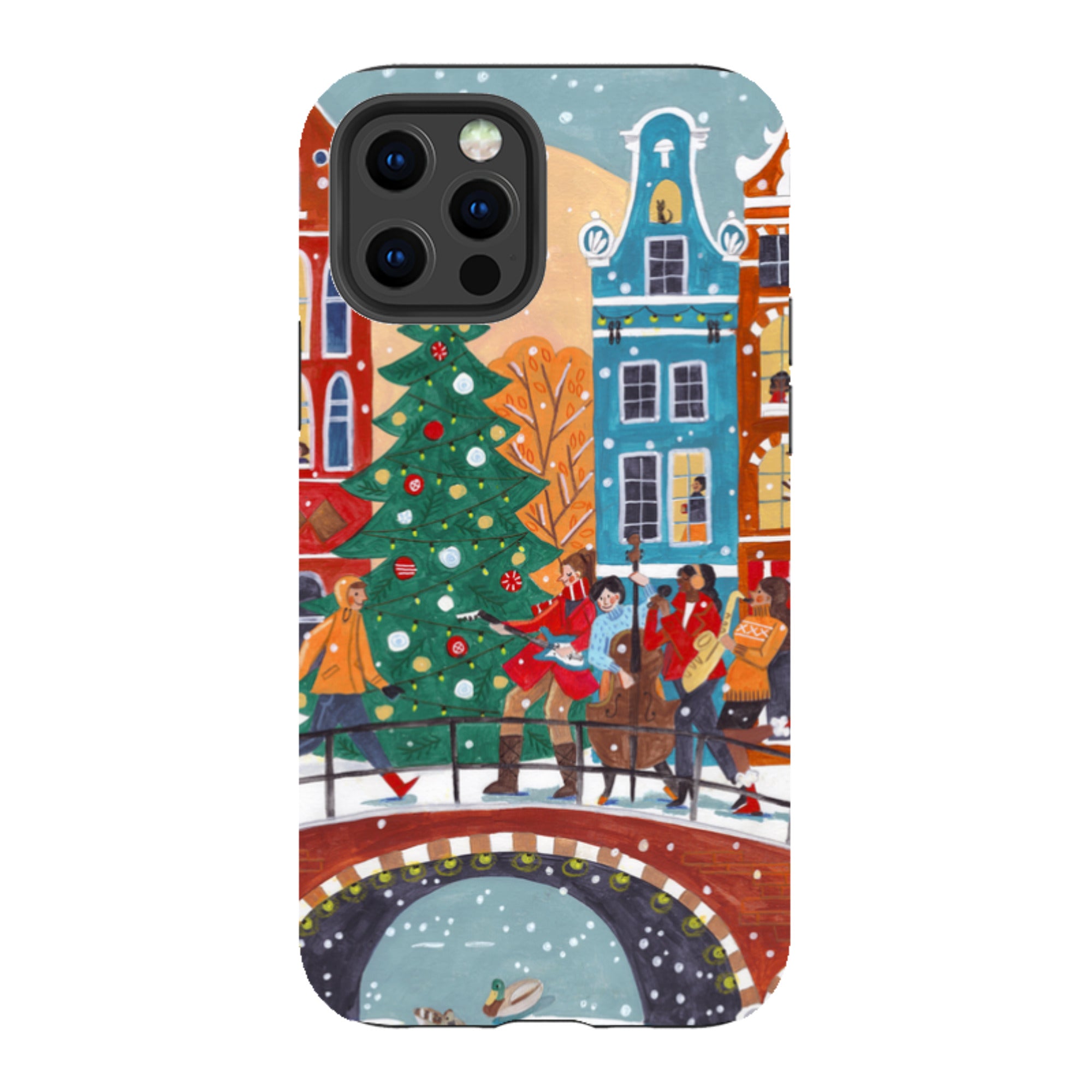 iPhone Tough Case - Christmas Music Amsterdam By Caroline Bonne Muller