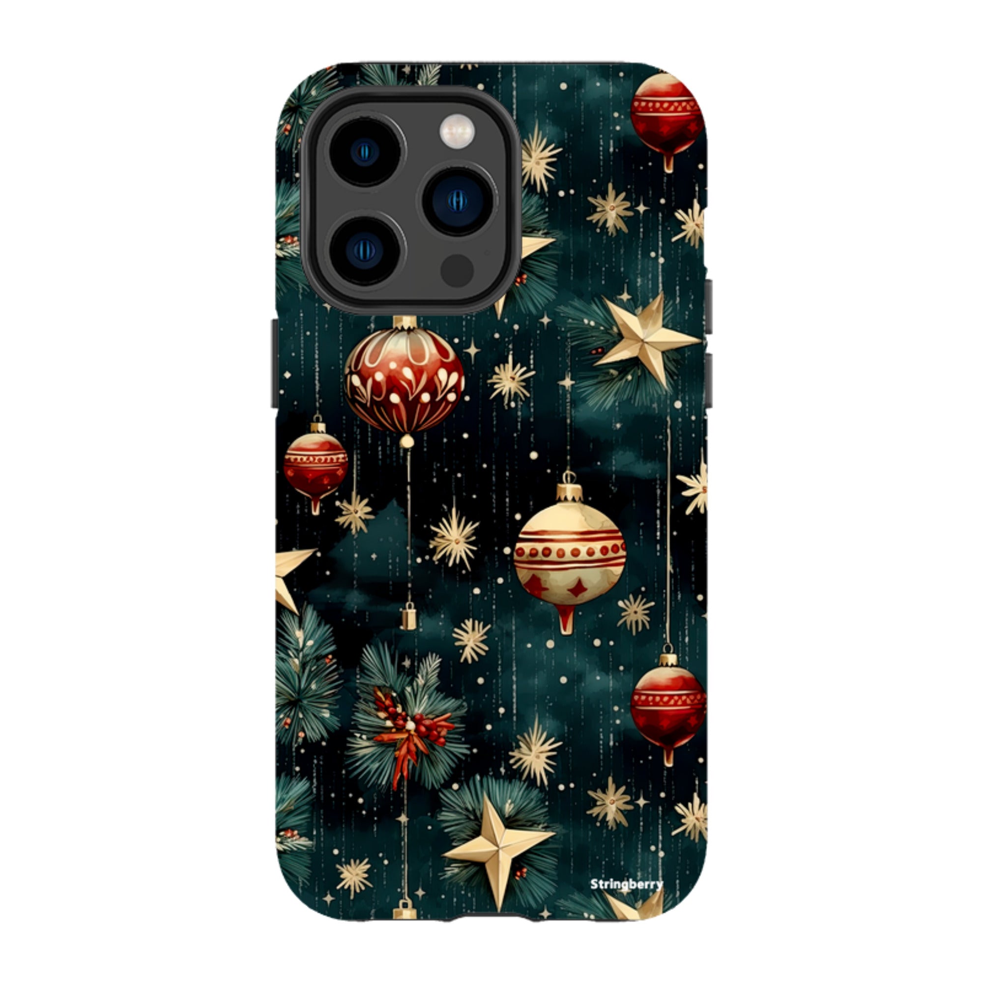 iPhone Tough Case - Christmas Baubles III