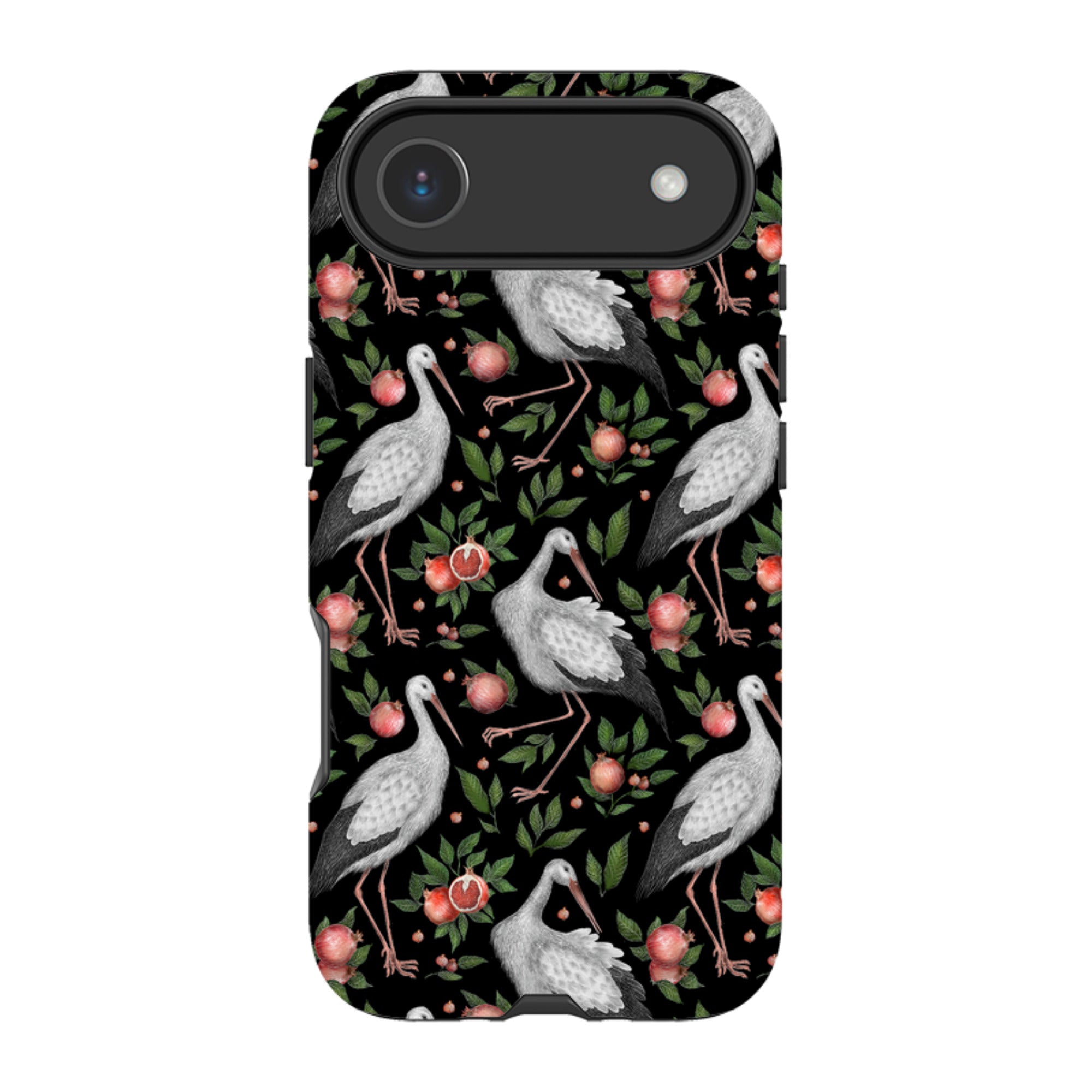 iPhone Tough Case - Stork Pattern By Catherine Rowe