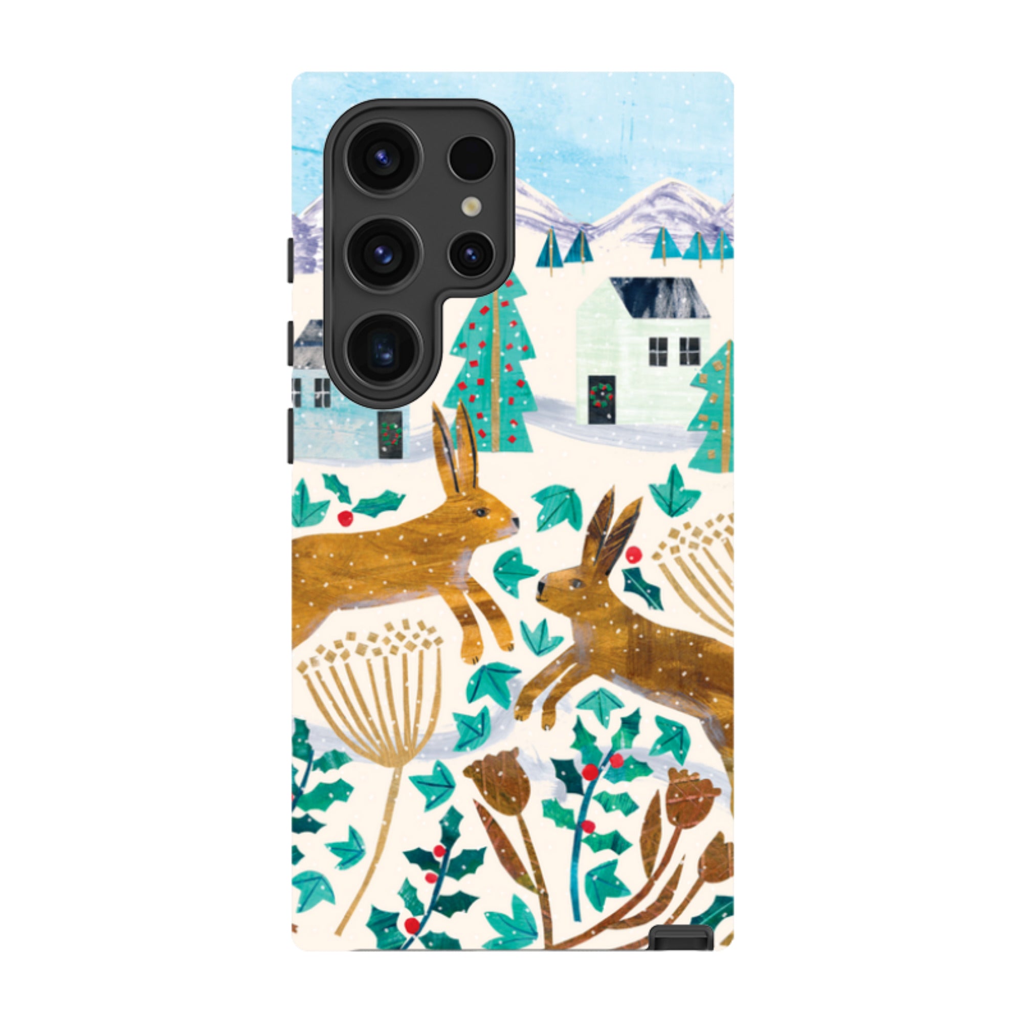 Samsung Tough Case - Xmas Hare By Tracey English
