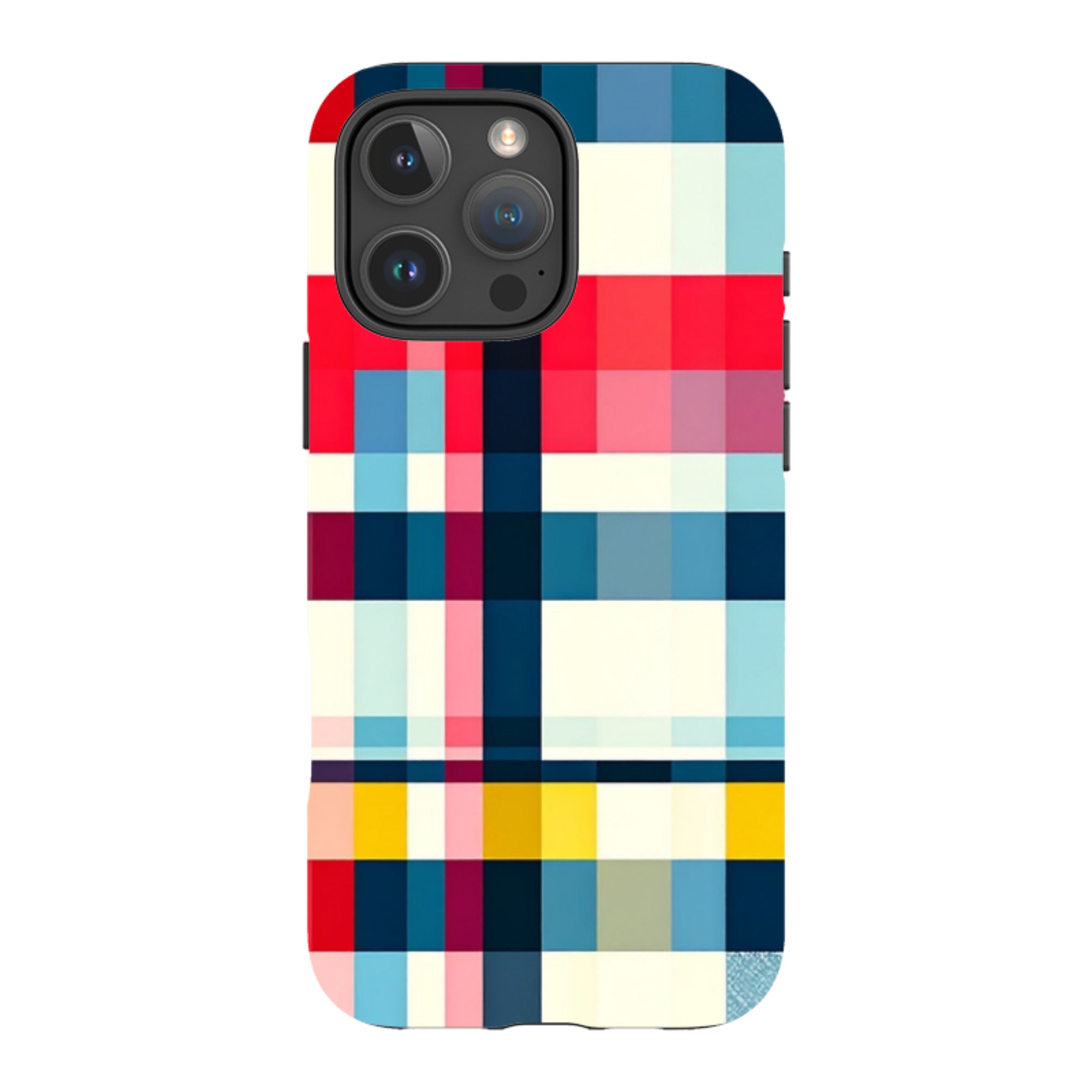 iPhone MagSafe Tough Case - Cancun Gingham