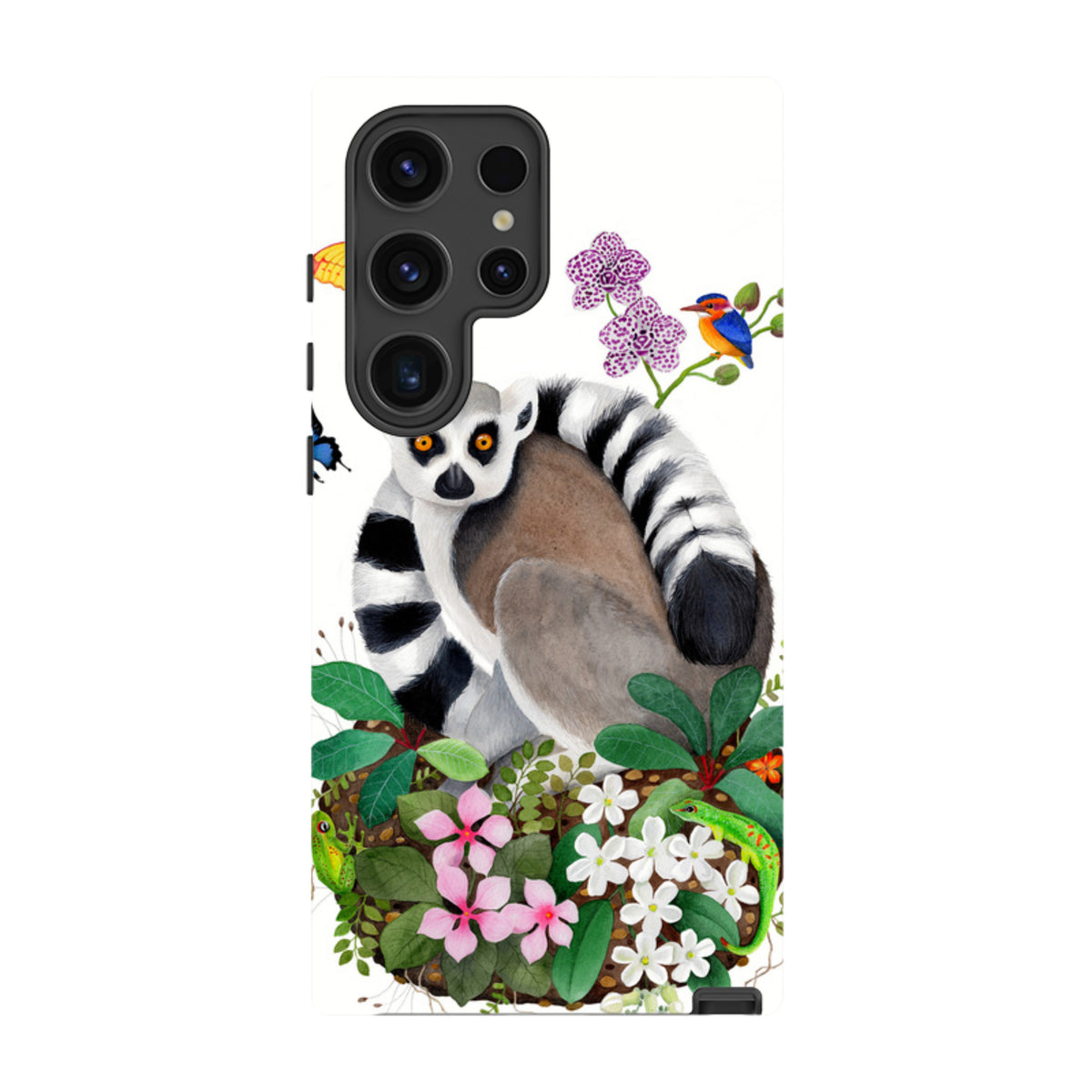 Samsung Tough Case - Madagascar Lemur By Bex Parkin