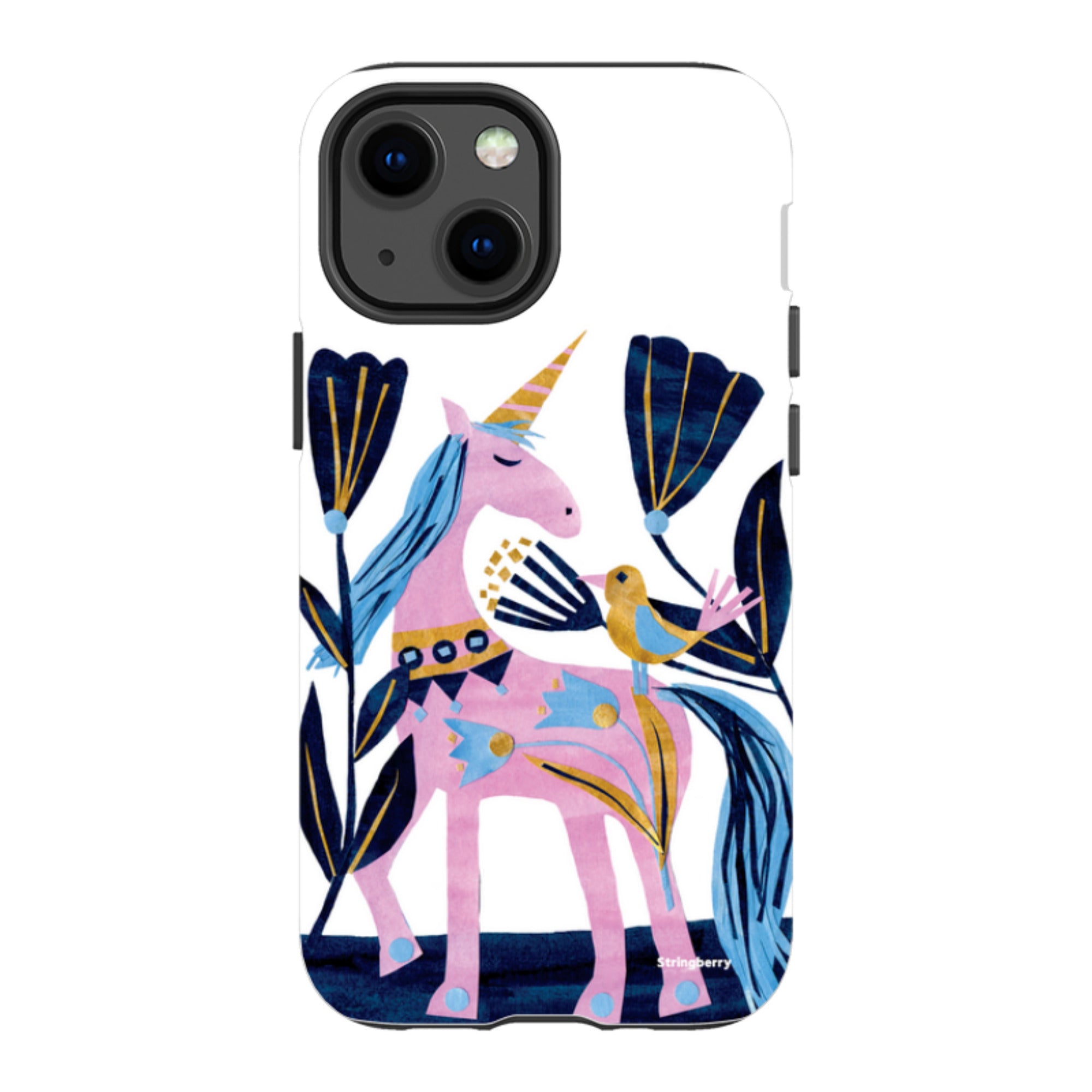 iPhone Tough Case - Lilac Unicorn By Tracey English
