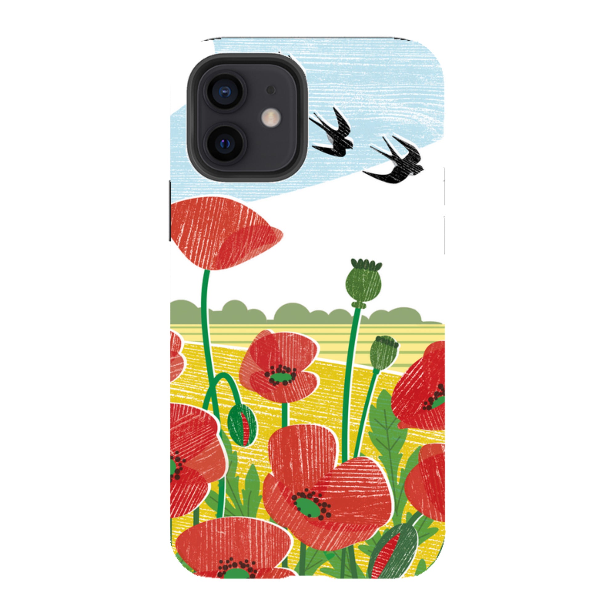 iPhone Tough Case - Poppy Fields By Liane Payne