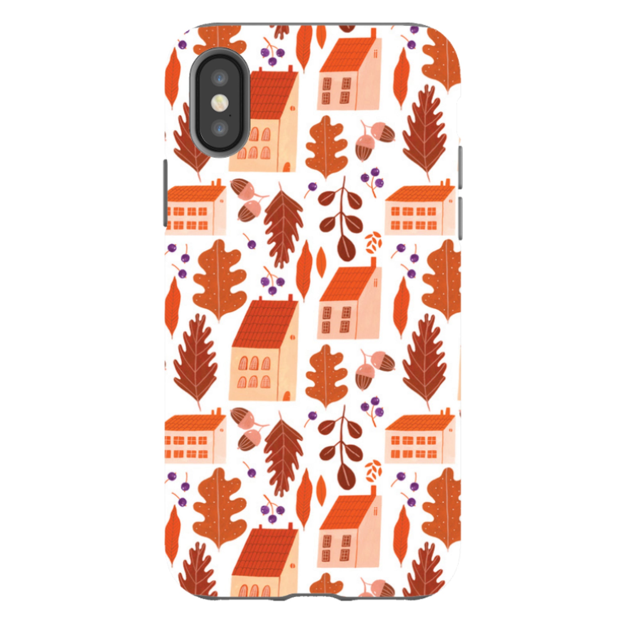 iPhone Tough Case - Autumn Pattern By Madalina Andronic