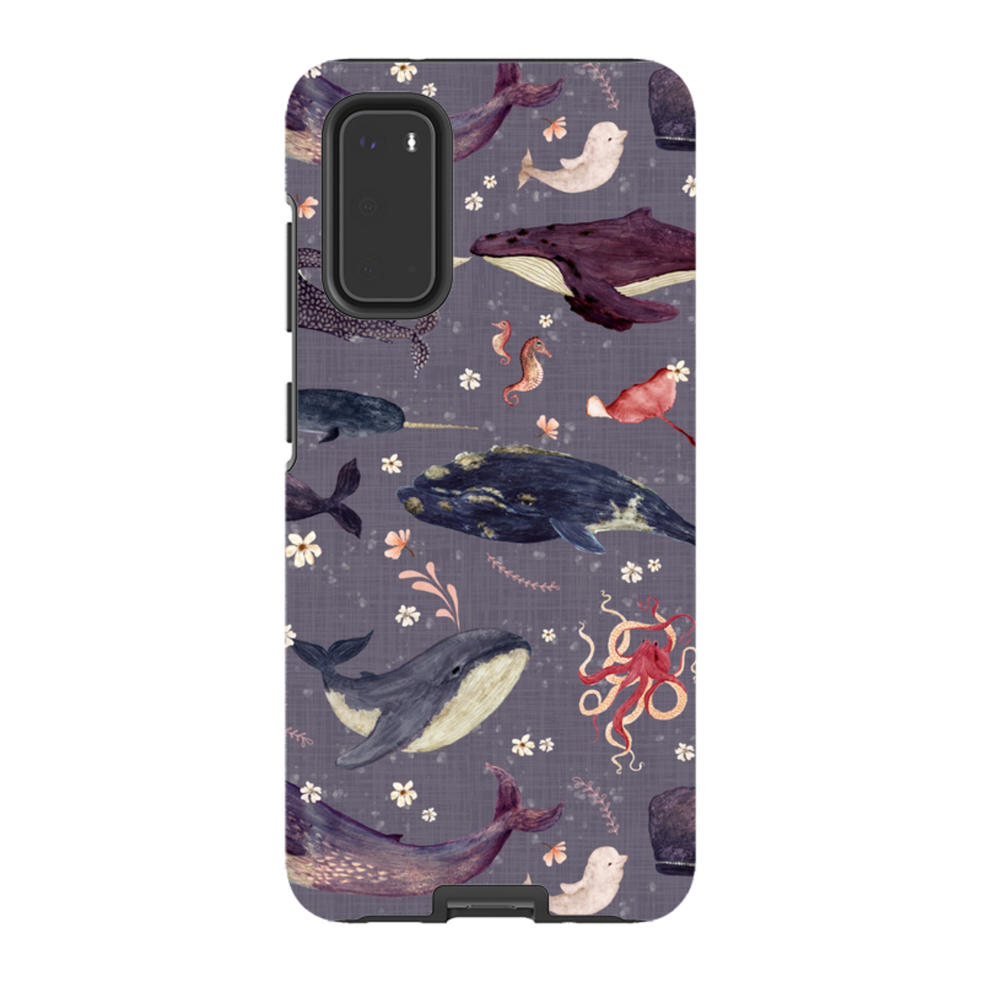 Samsung Tough Case - Whale Song Lavender By Katherine Quinn