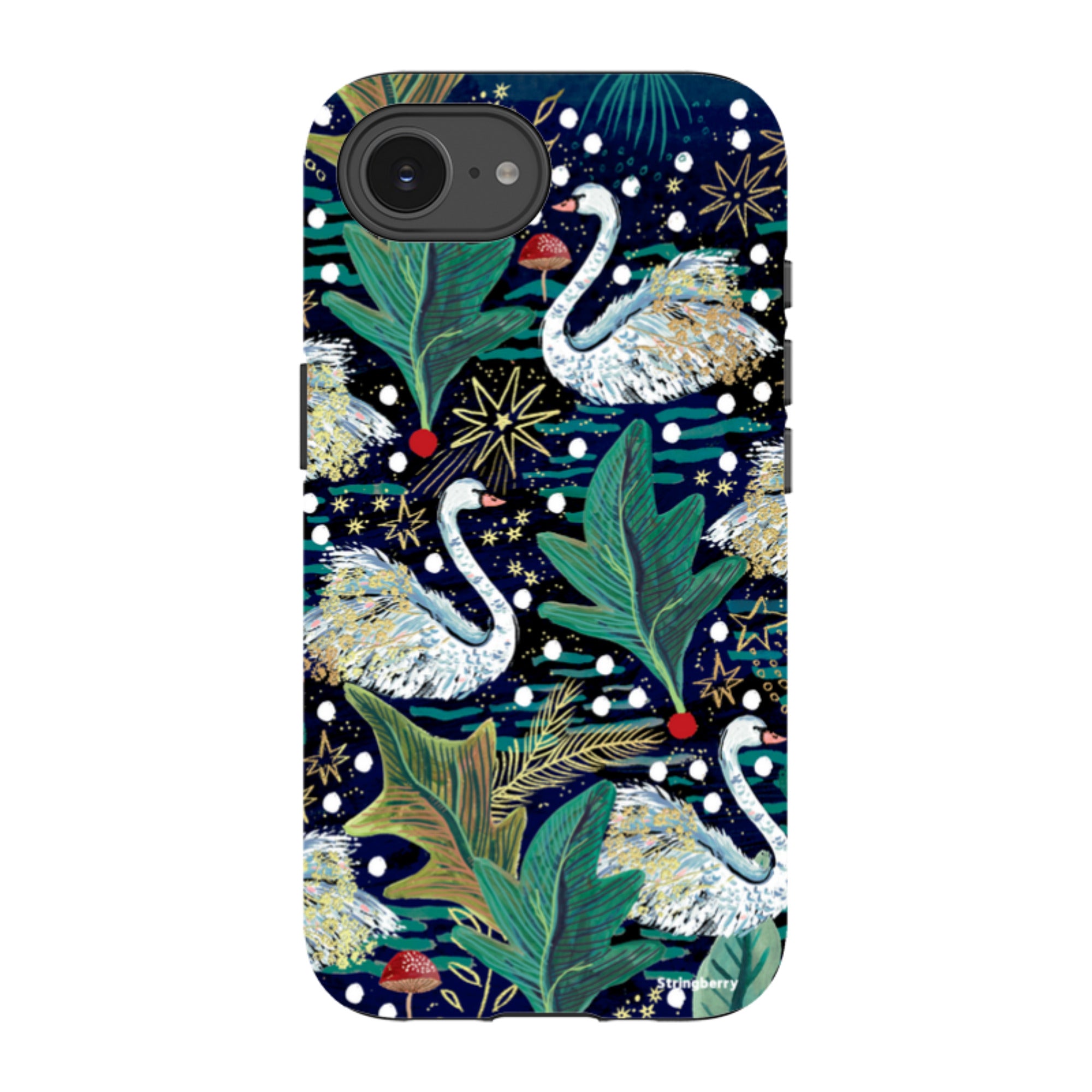 iPhone Tough Case - Swan By Emma Frances Grant