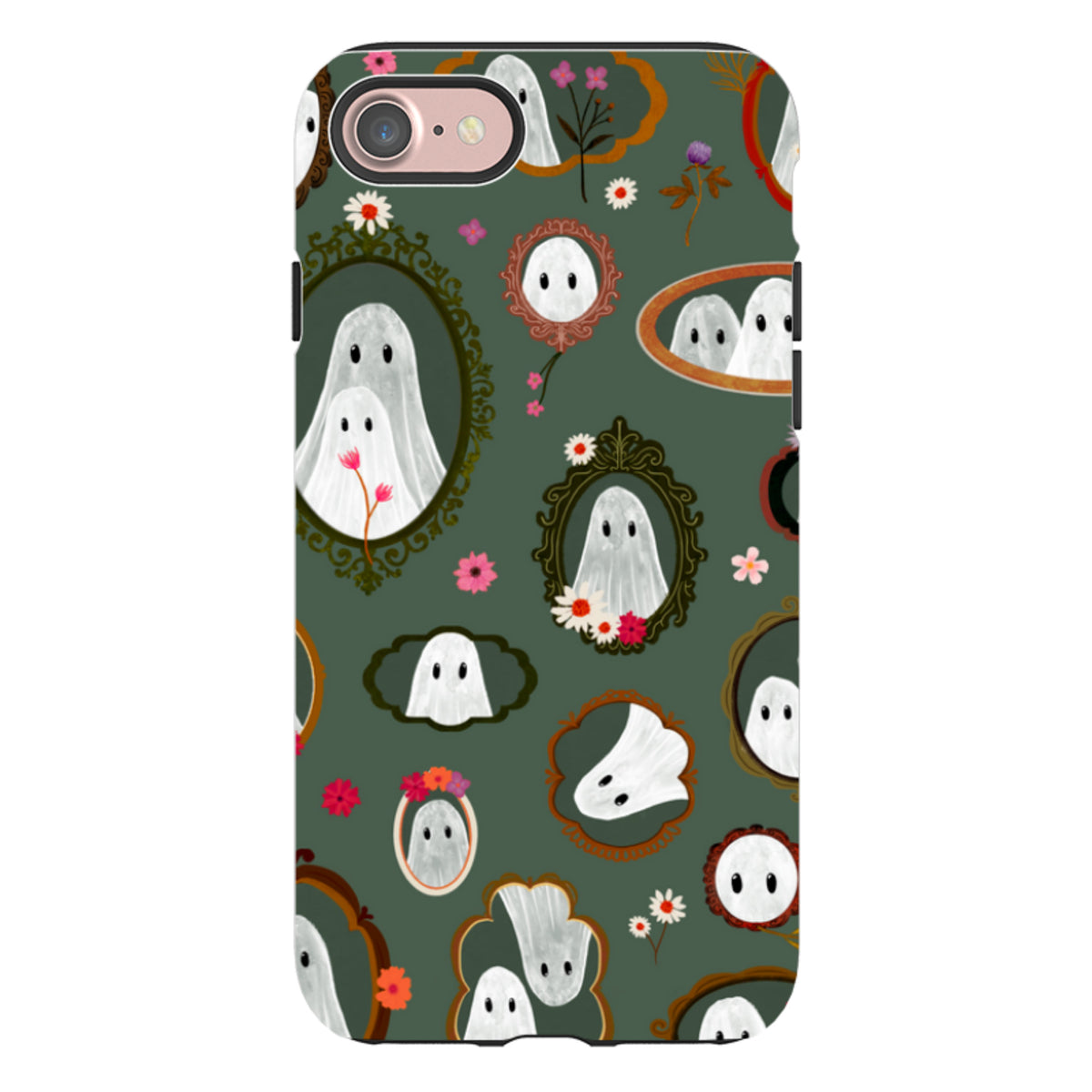 iPhone Tough Case - Framed Ghosts - Pine By Katherine Quinn