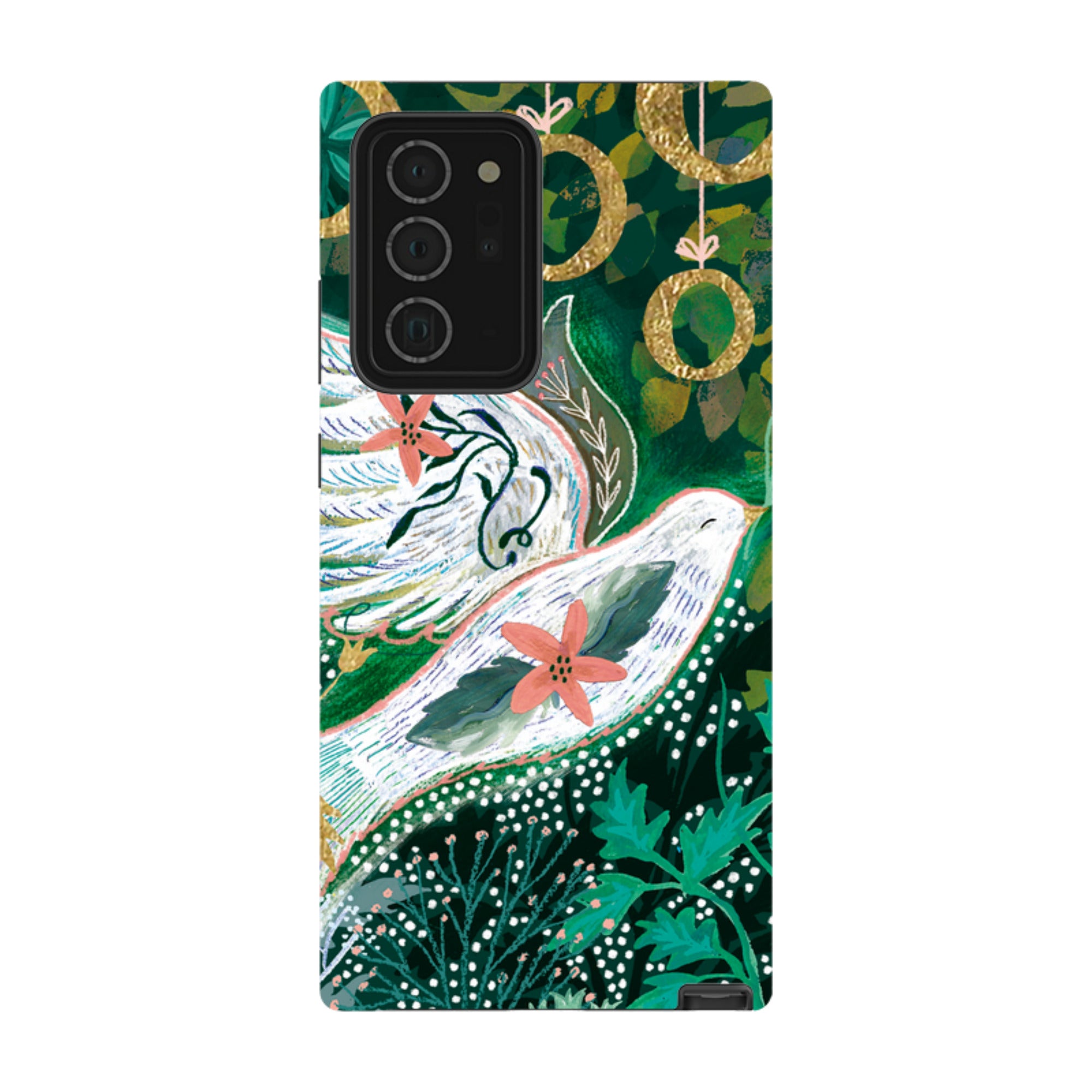 Samsung Tough Case - Gold Rings By Emma Frances Grant