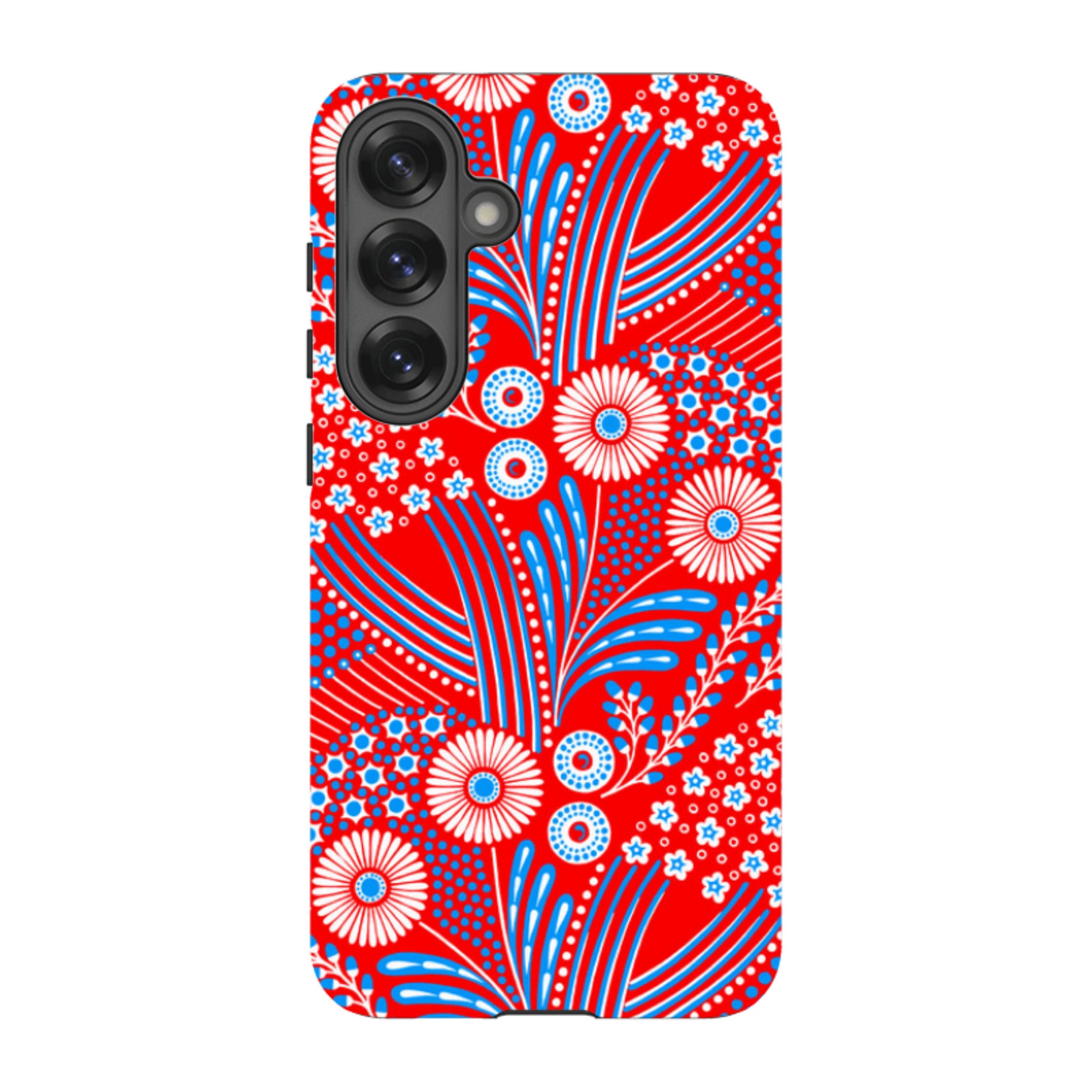 Samsung Tough Case - Red Bouquet By Cressida Bell