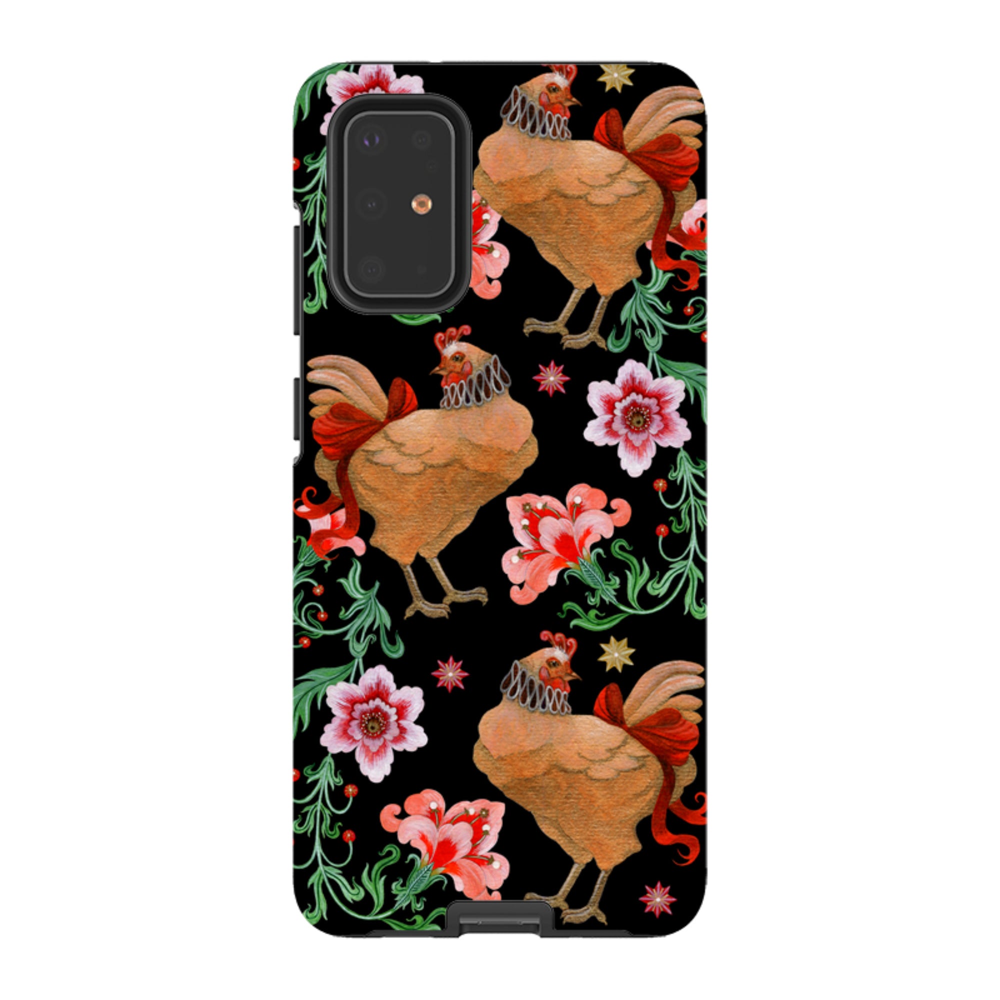 Samsung Tough  Case - Three French Hens By Maria Matos