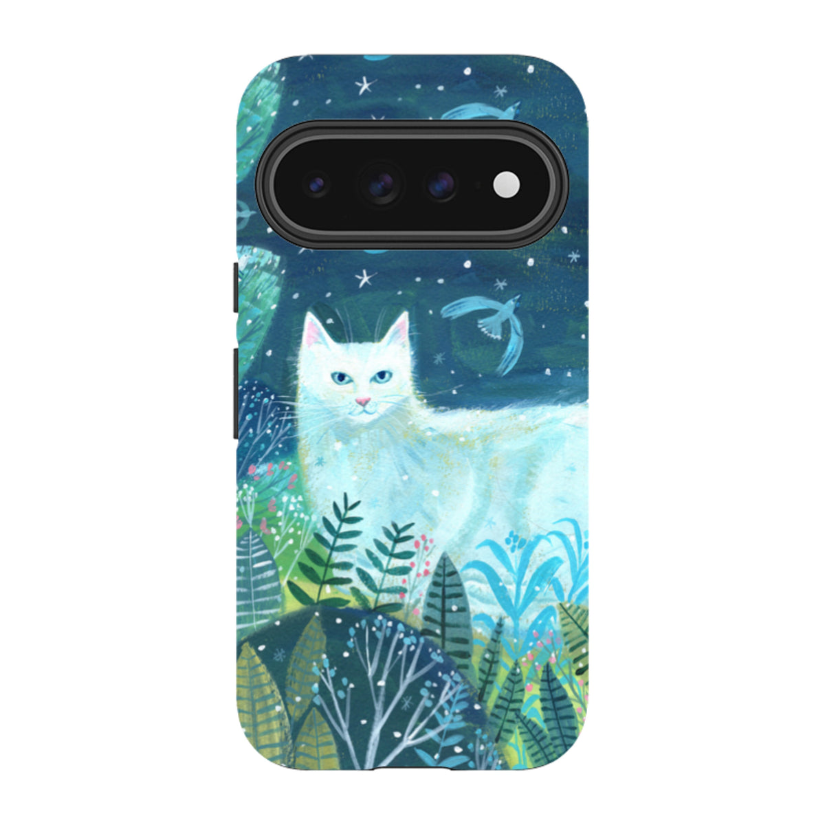 Google Tough Case - White Cat By Mary Stubberfield
