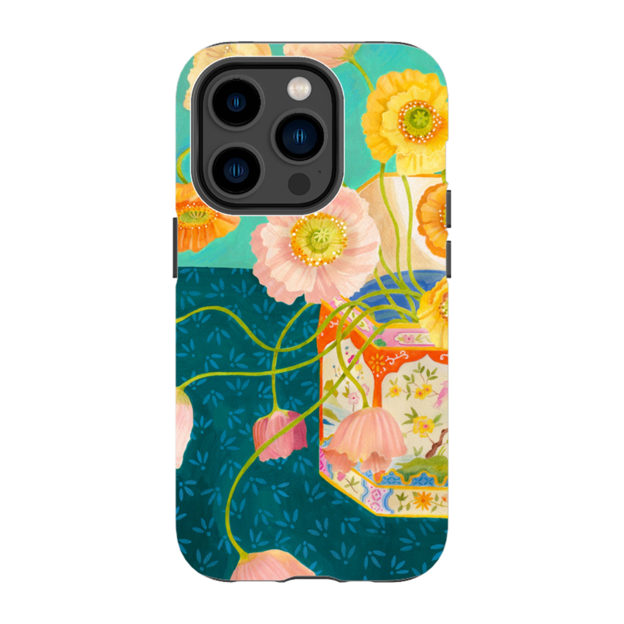 iPhone Tough Case - Poppies By Bex Parkin