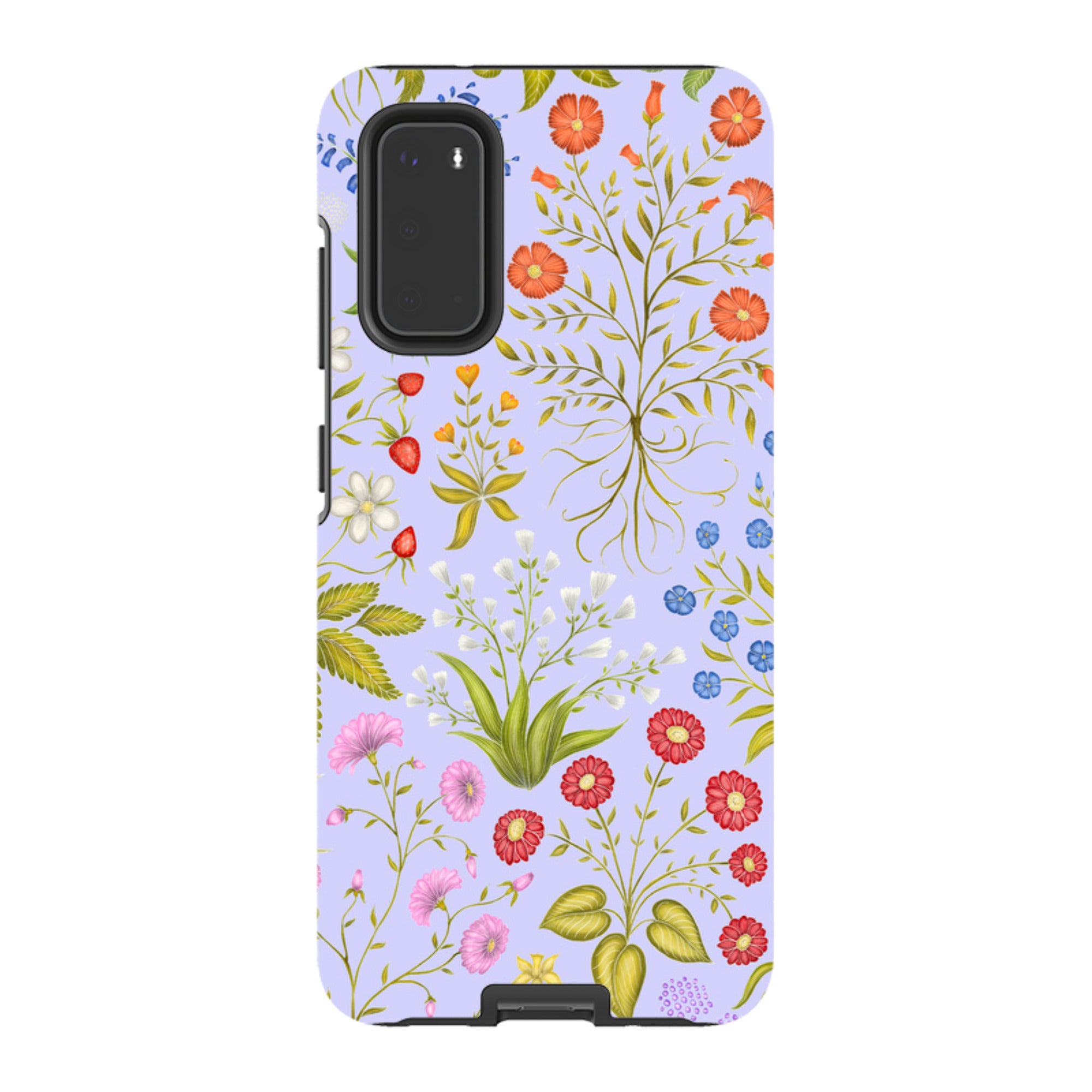 Samsung Tough Case - Fleurs Blue By Catherine Rowe