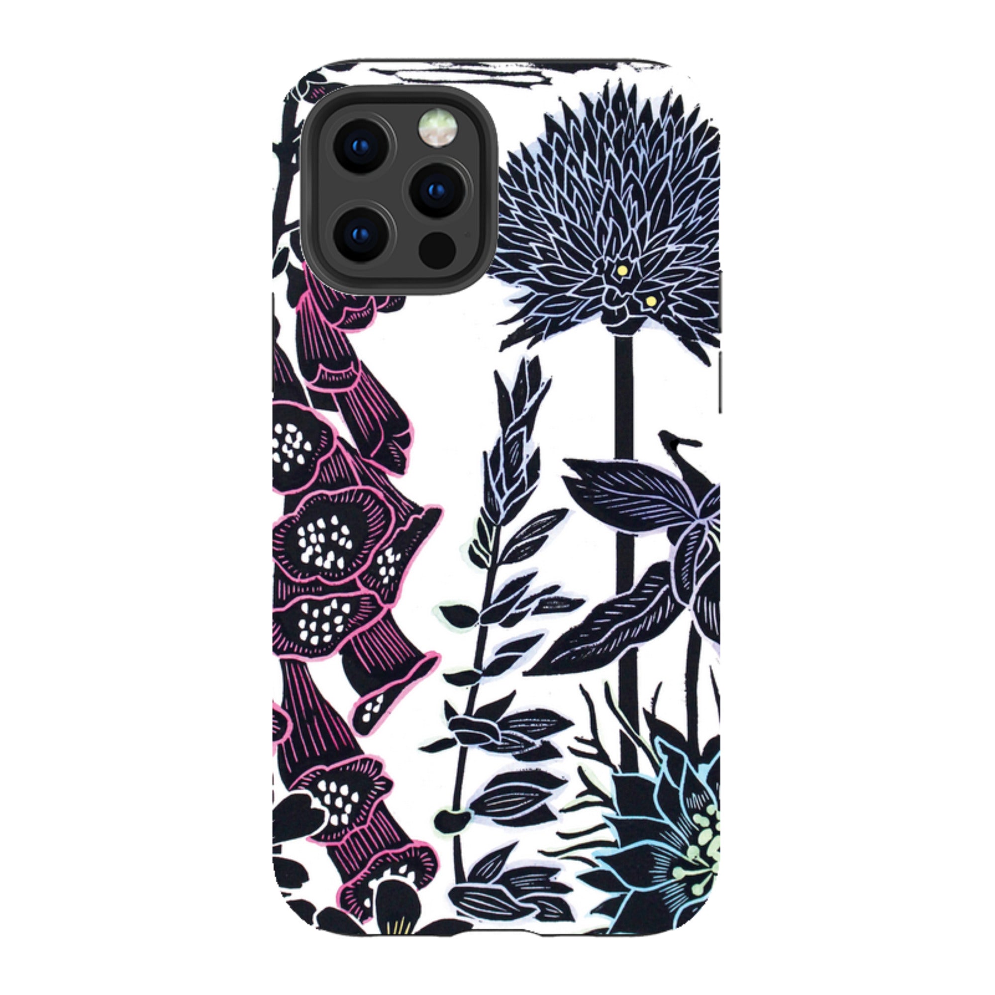 iPhone Tough Case - Foxgloves By Kate Heiss