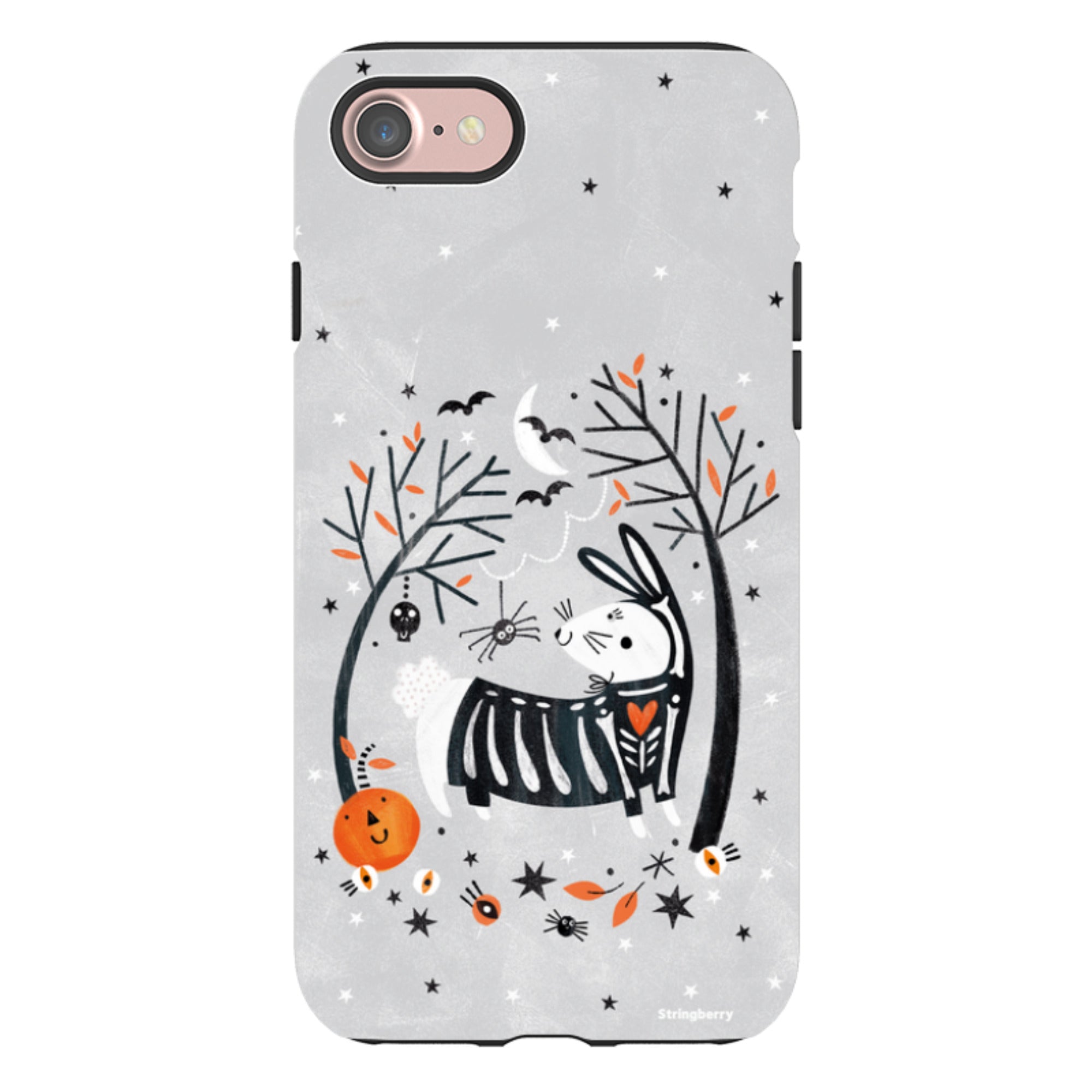 iPhone Tough Case - Spooky Rabbit By Ali Brookes
