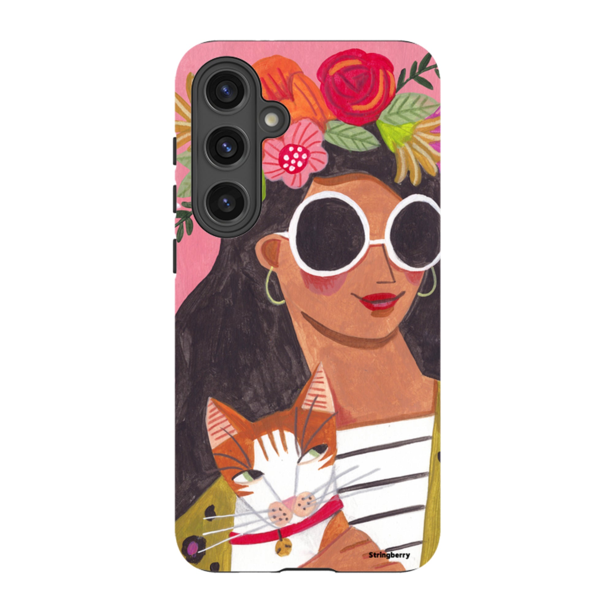 Samsung Tough Case - Woman & Cat By Caroline Bonne Muller