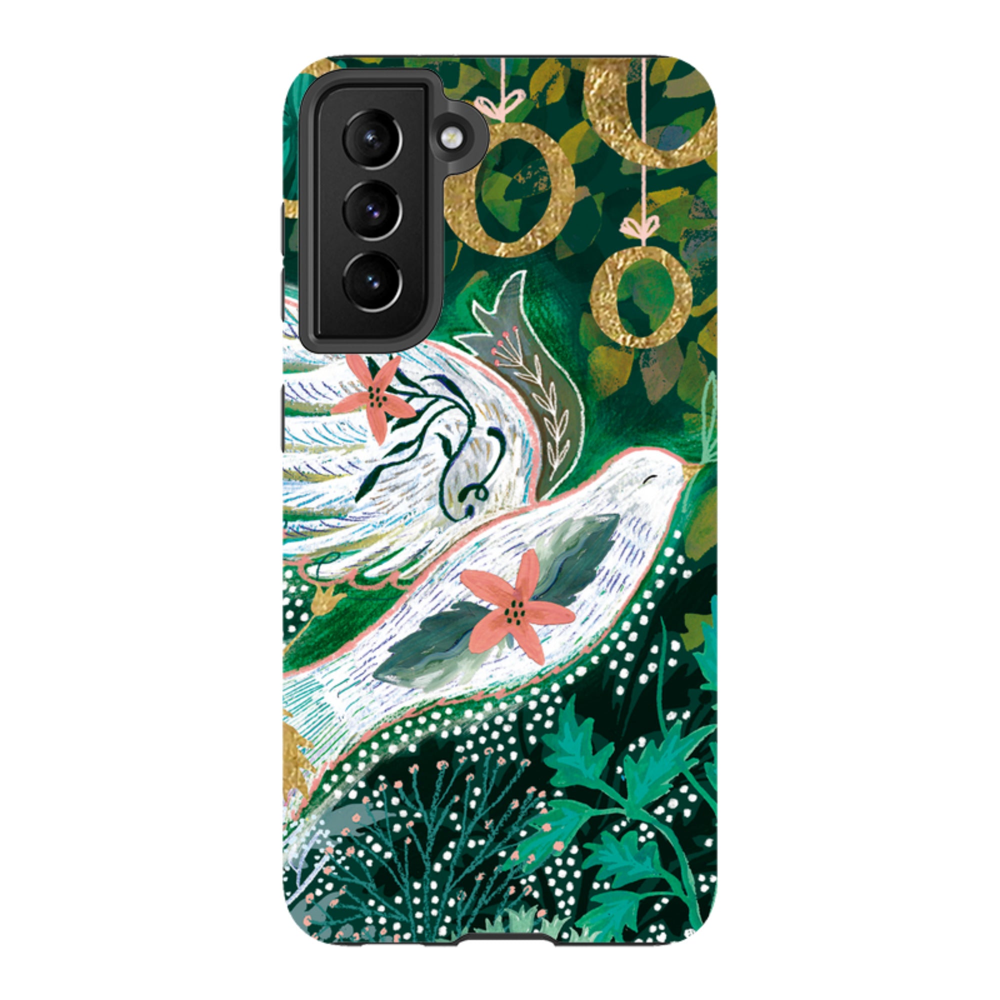 Samsung Tough Case - Gold Rings By Emma Frances Grant