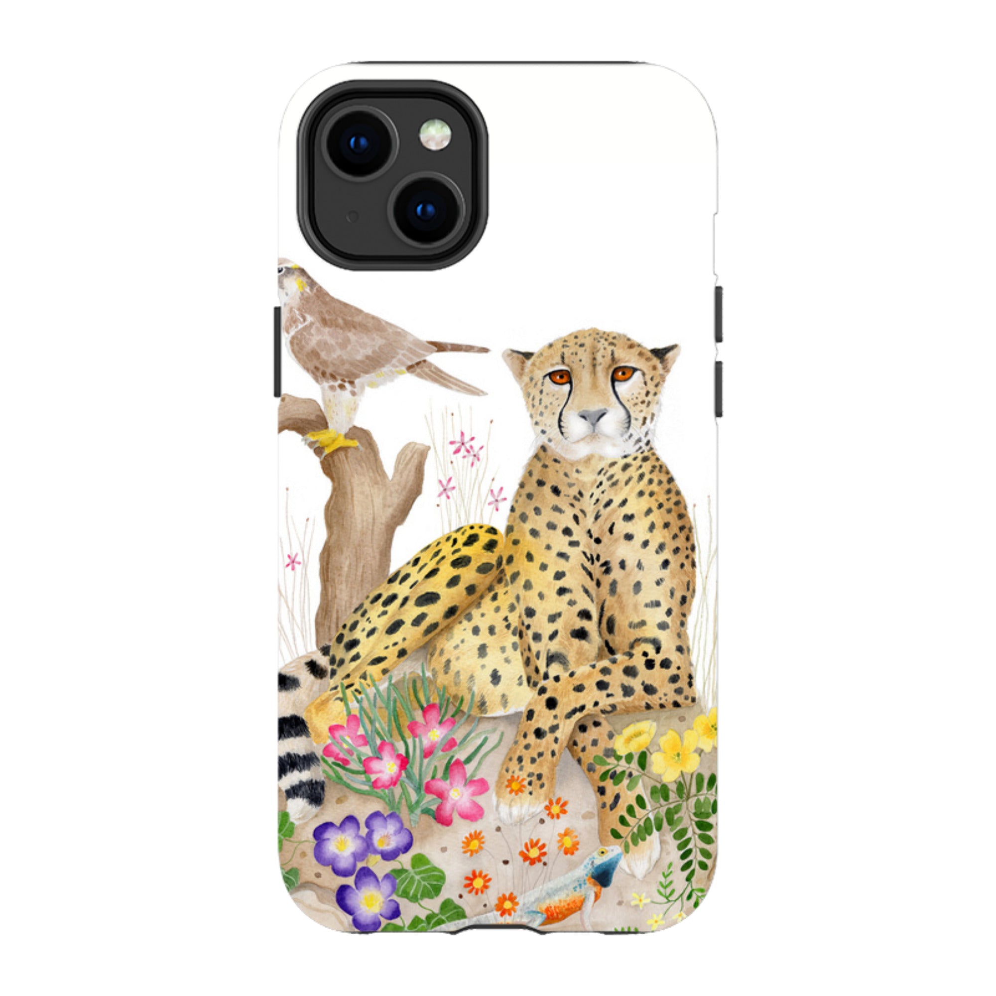 iPhone Tough Case - Botswana Cheetah By Bex Parkin