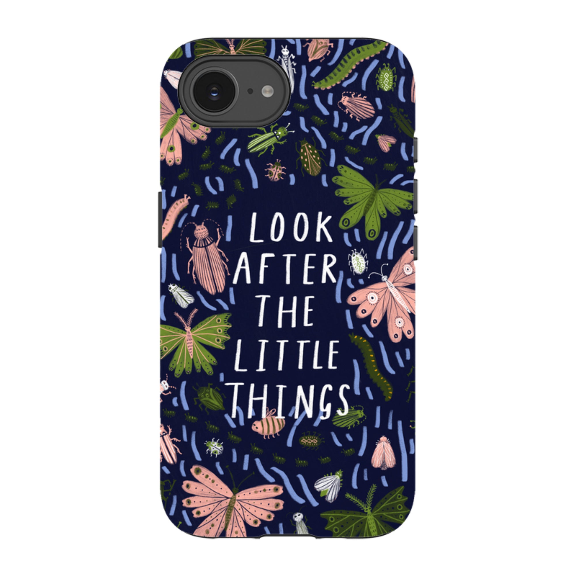 iPhone Tough Case - Little Things Blue By Lee Foster Wilson