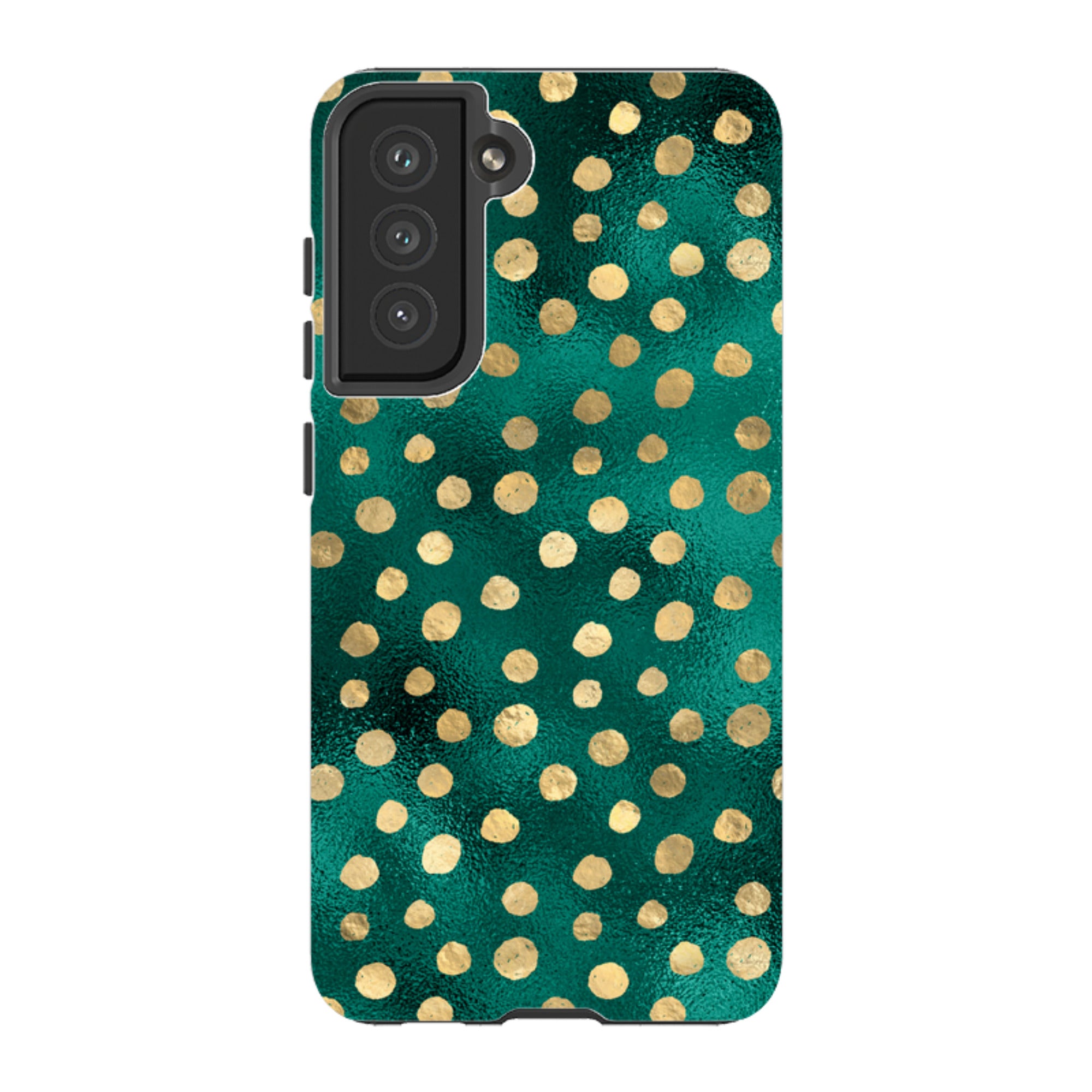 Samsung Tough Case - Forest and Gold Dots