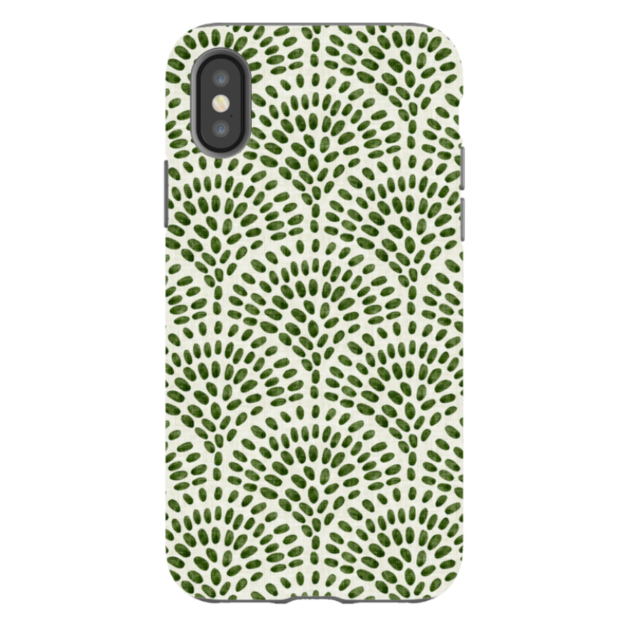 iPhone Tough Case - Scallop - Green By Katherine Quinn