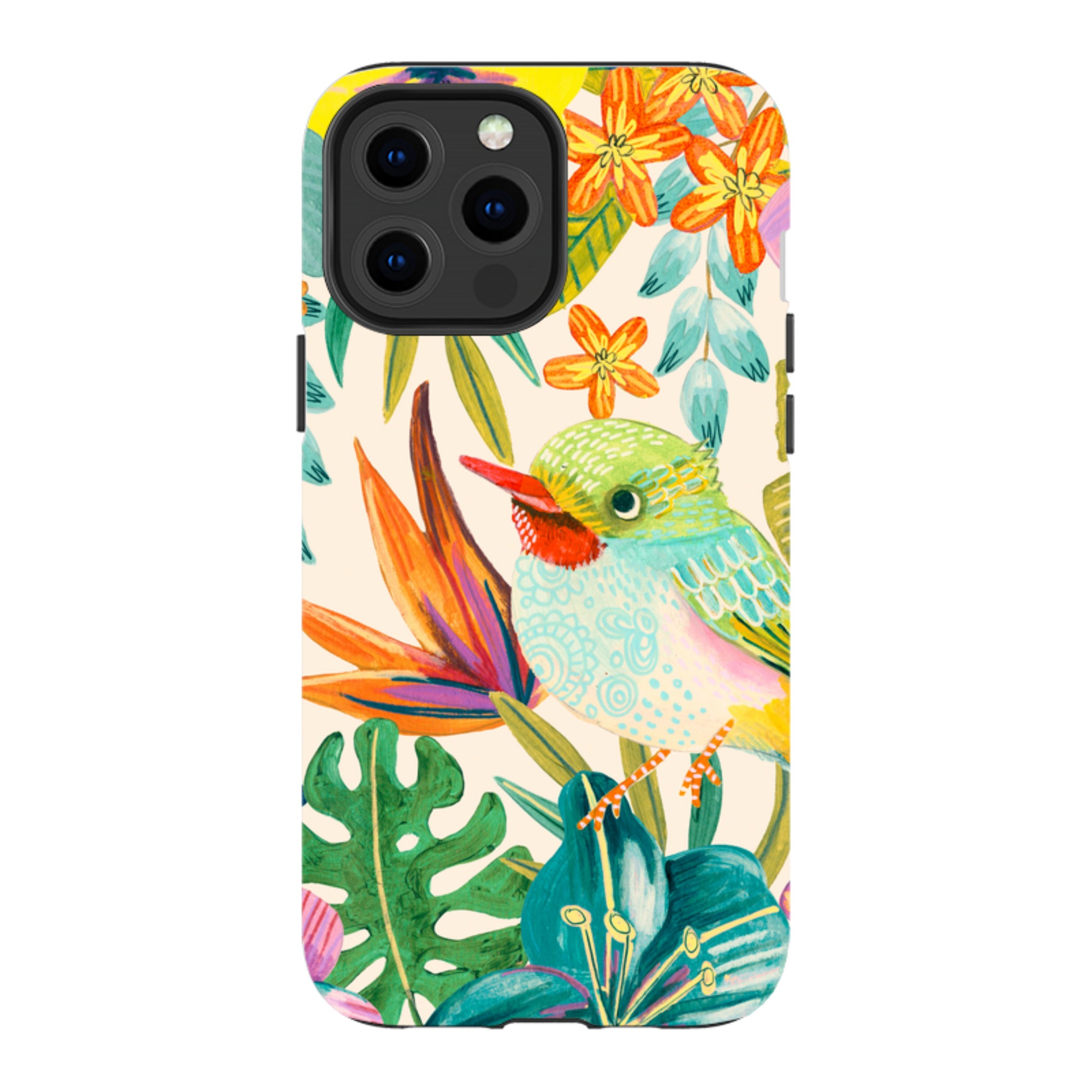 iPhone MagSafe Tough Case -  Tropical Bird II By Caroline Bonne Muller